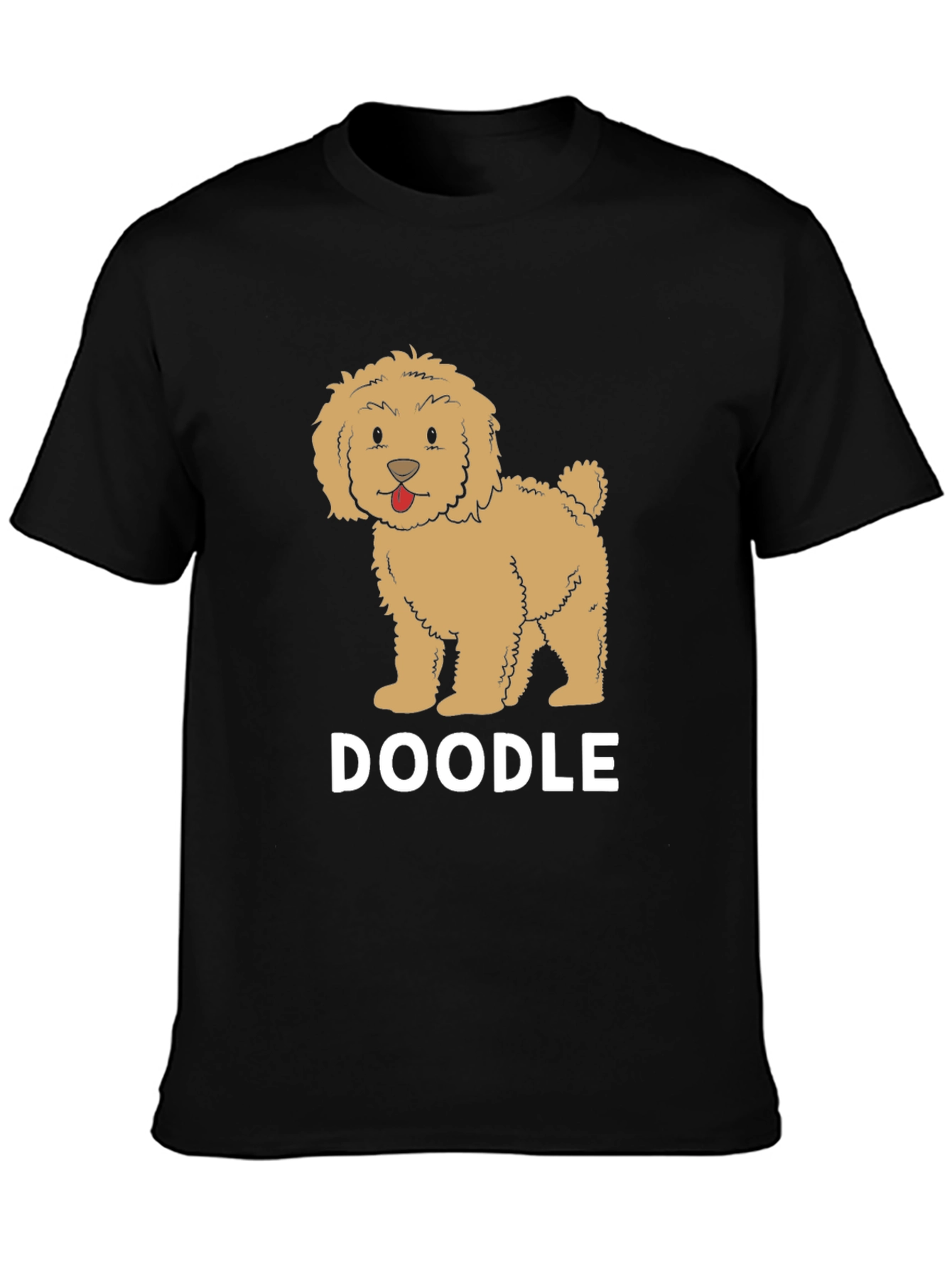 Doodle Dog Graphic Tee - Cute Pet Lover Shirt