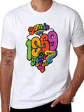 Born in 1969 Peace & Love T-Shirt Retro