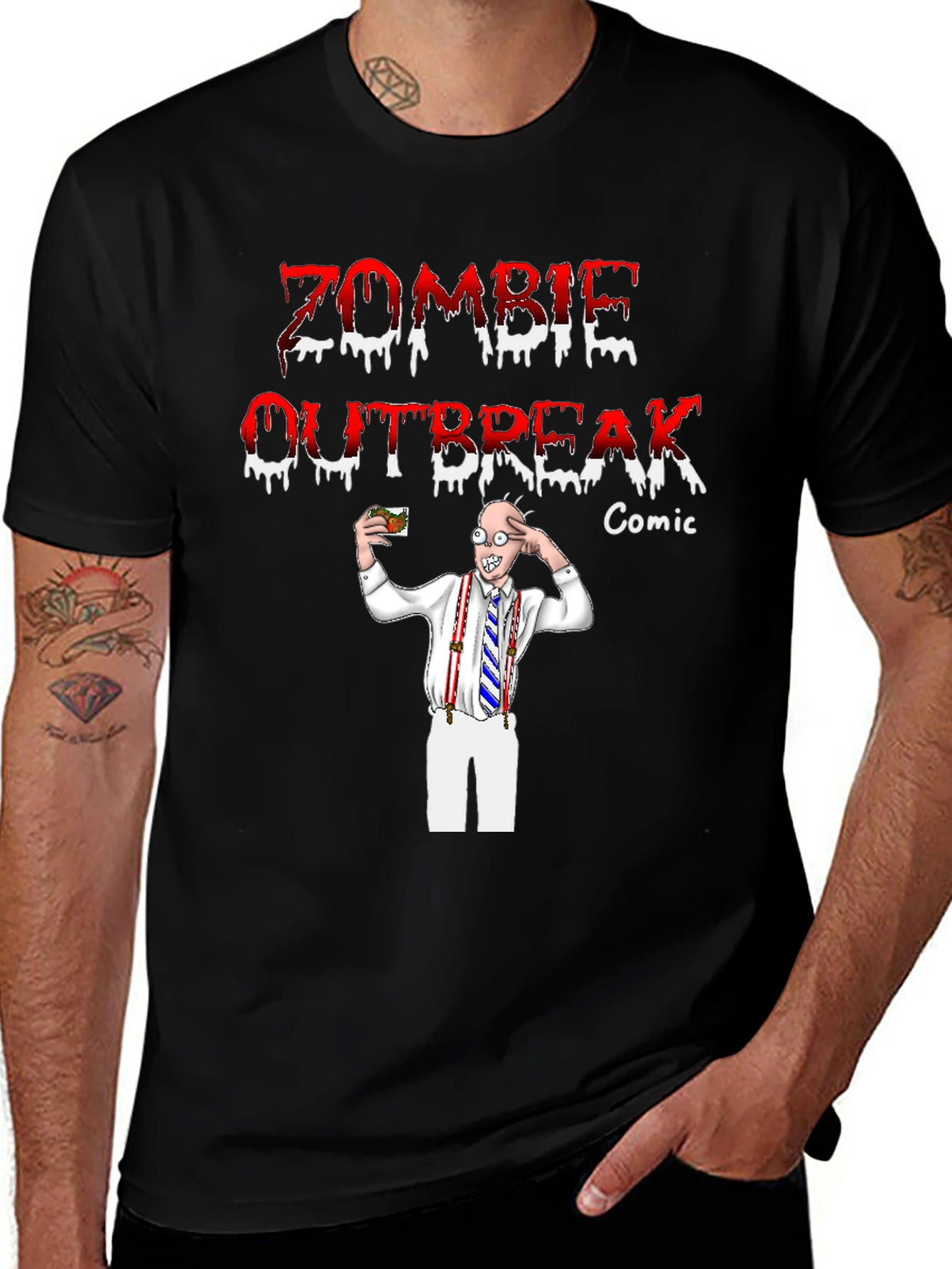 Zombie Outbreak Comic T-Shirt
