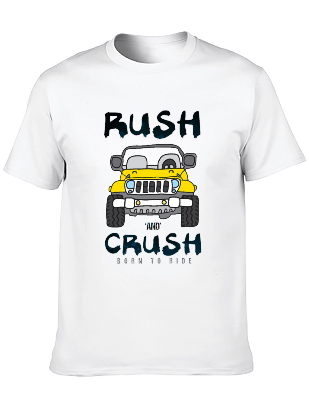 Rush and Crush Born to Ride Graphic T-Shirt