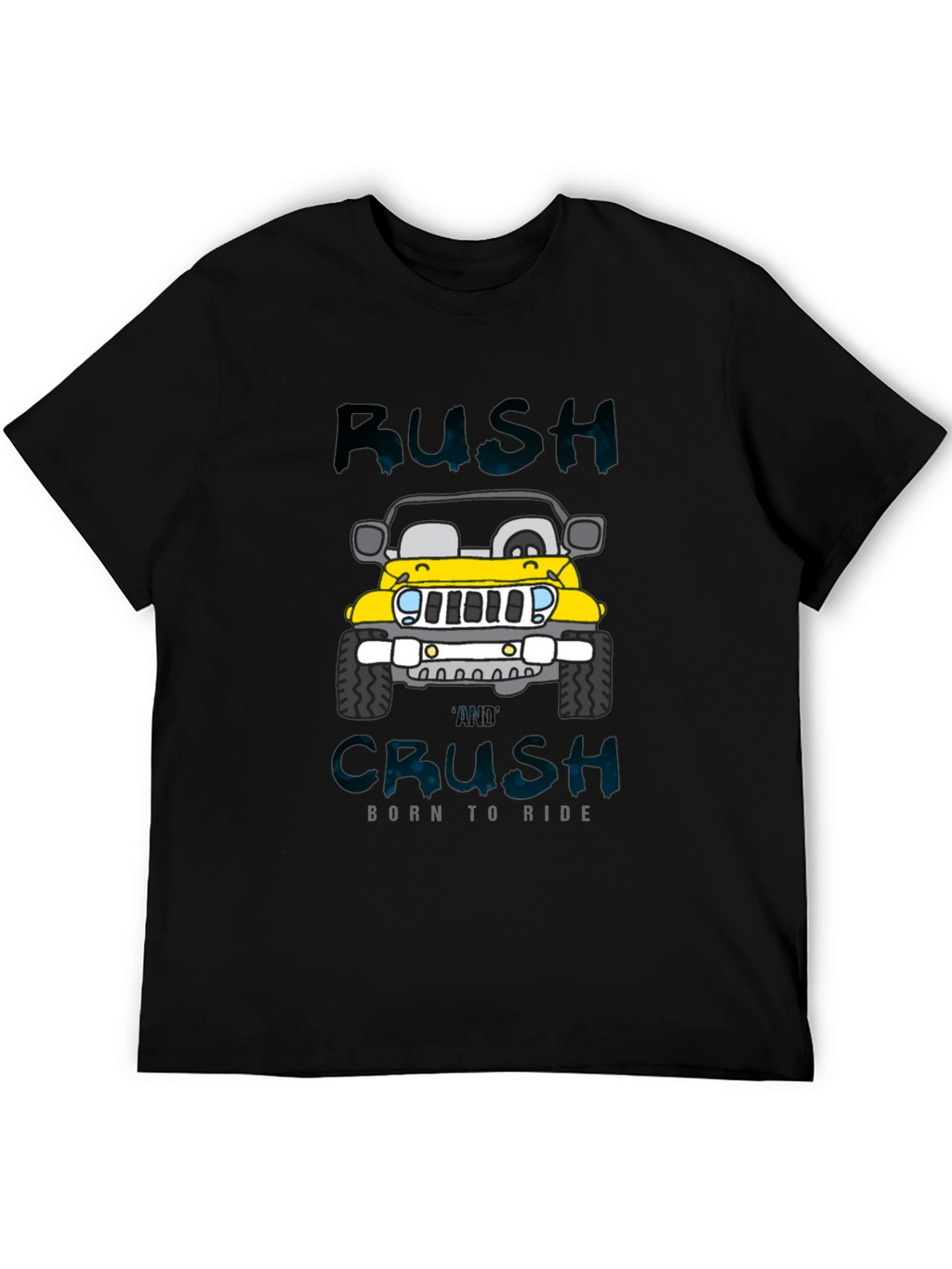 Rush and Crush Born to Ride Graphic T-Shirt