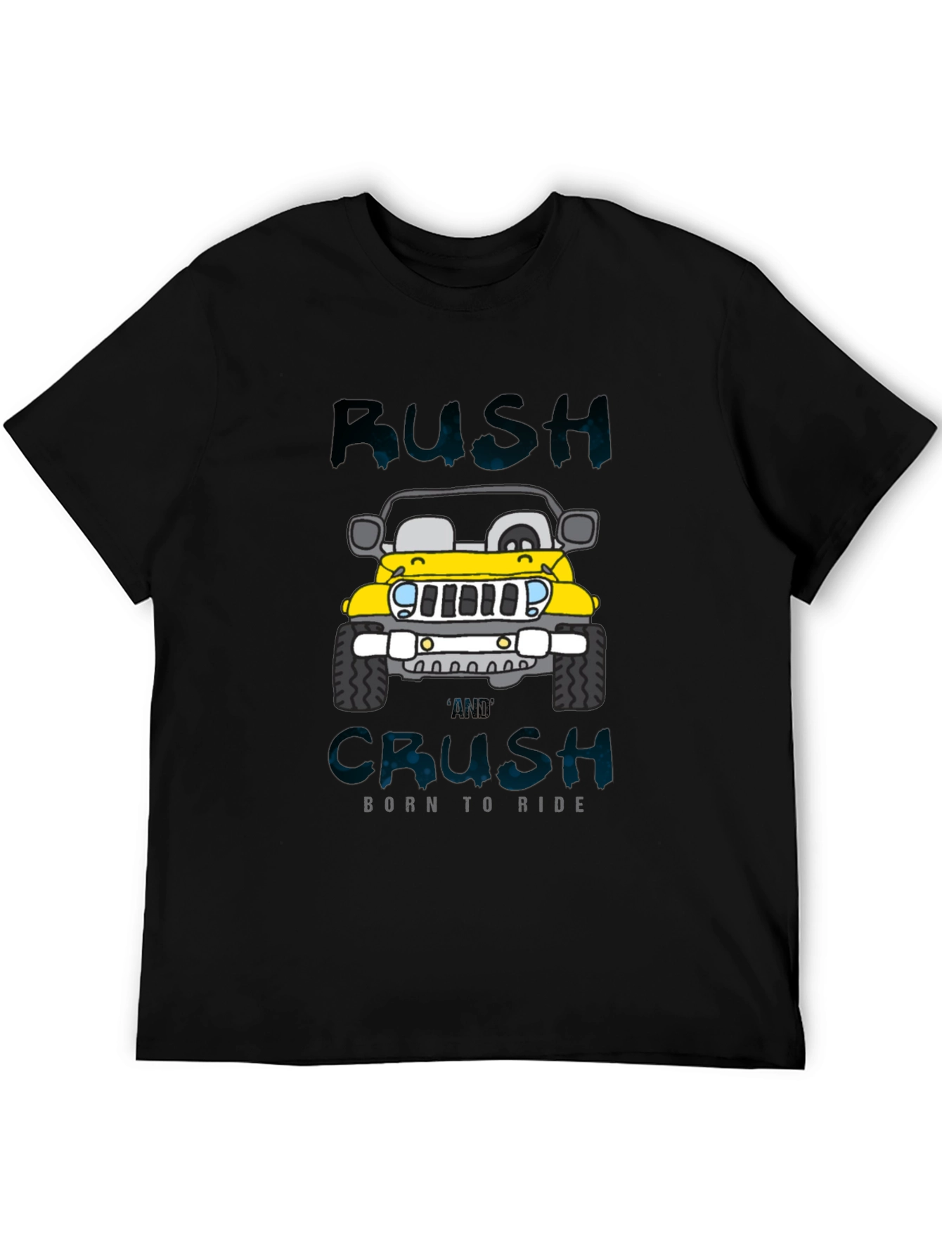 Rush and Crush Born to Ride Graphic T-Shirt
