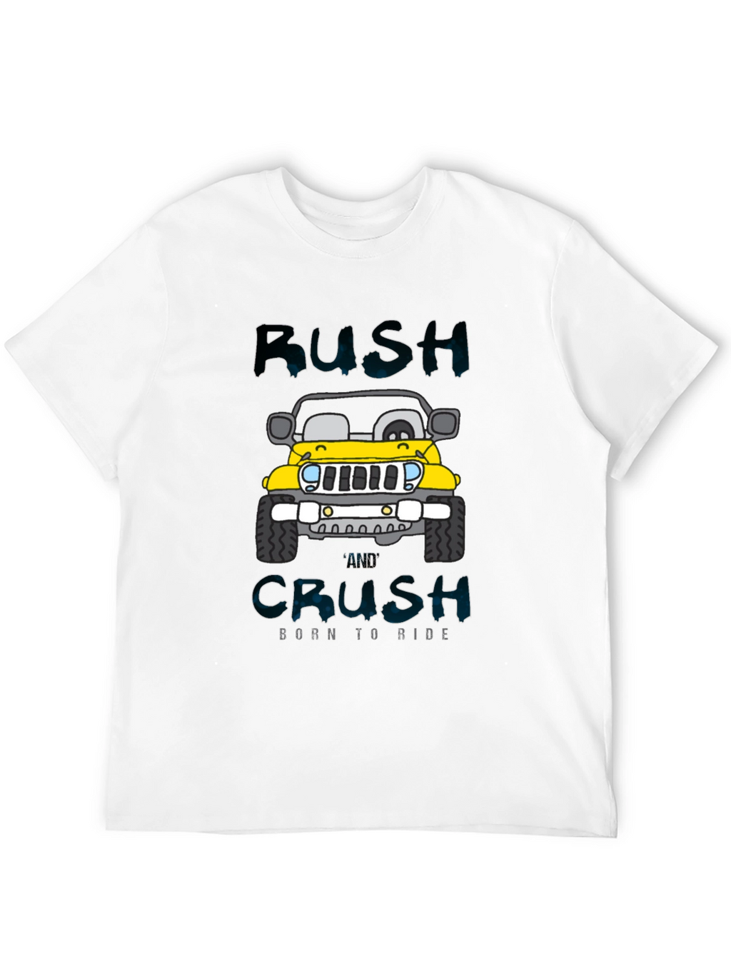 Rush and Crush Born to Ride Graphic T-Shirt