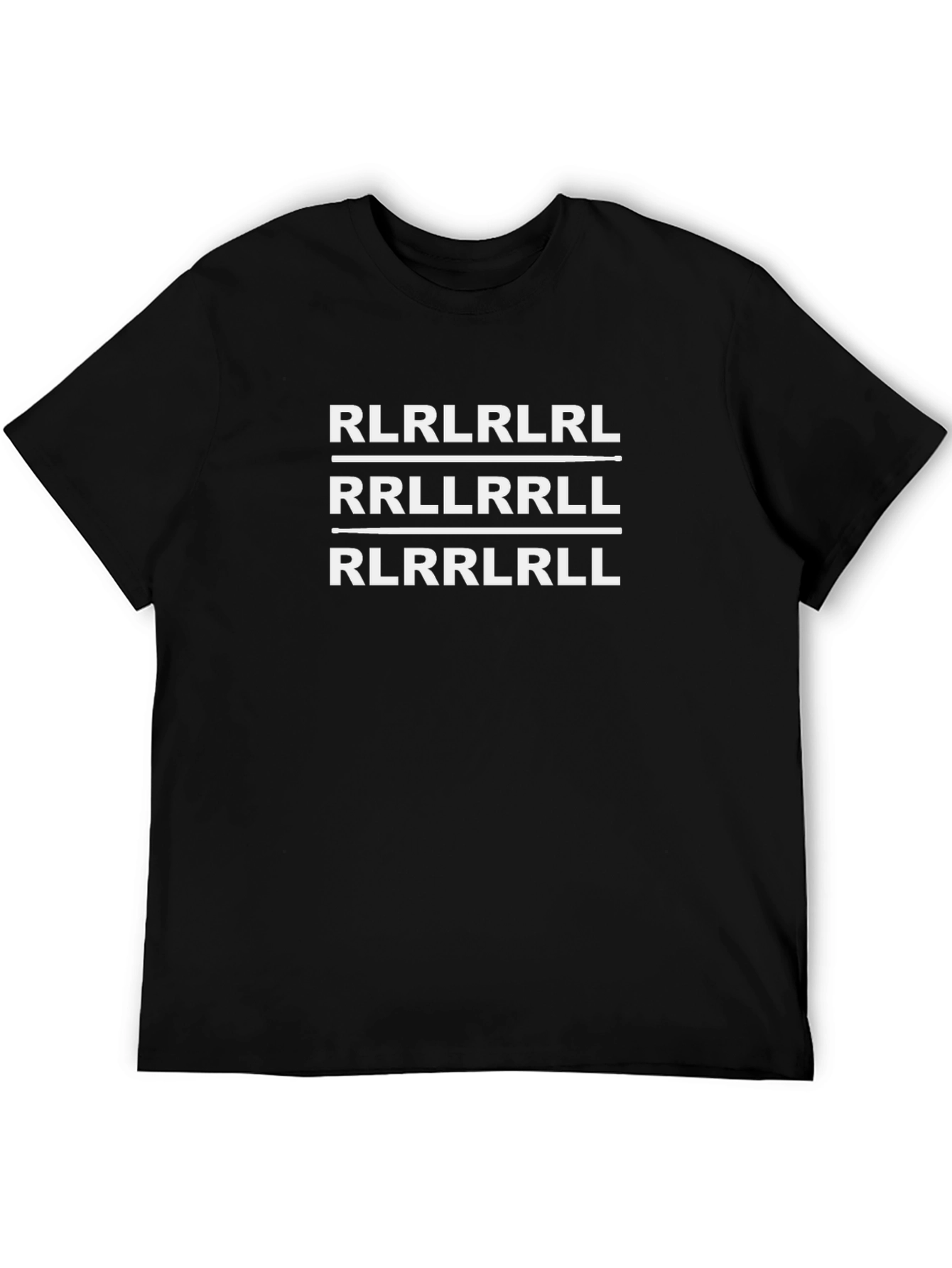 Drummer Rhythm T-Shirt - RLRLLRLL