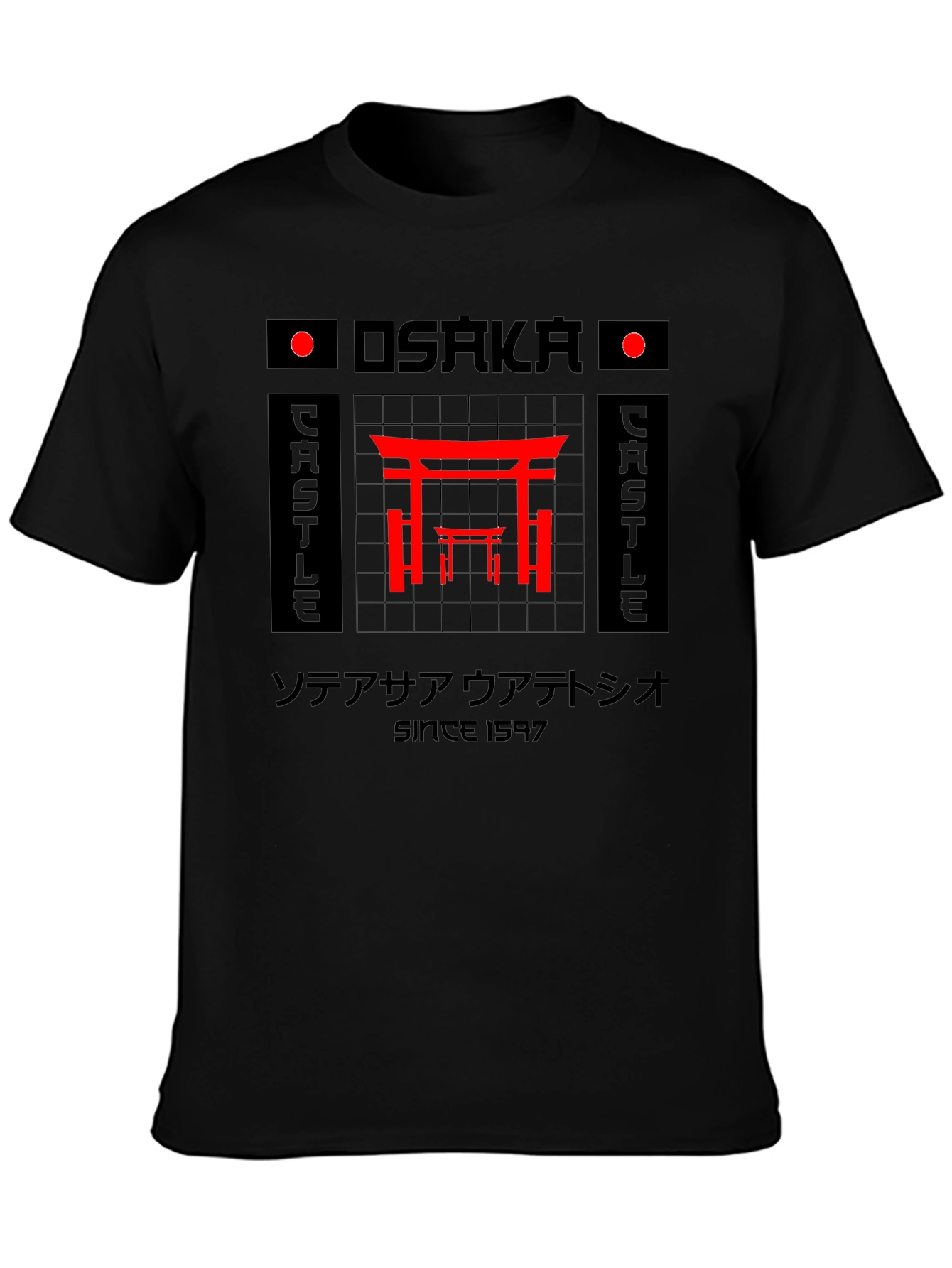 Osaka Castle Graphic Tee - Japanese Inspired T-Shirt