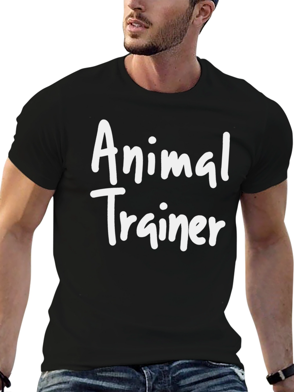 Animal Trainer T-Shirt - Black Graphic Tee
