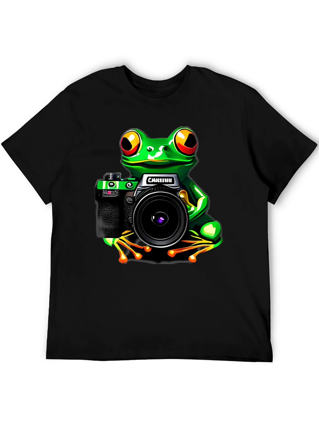 Frog Photographer Graphic T-Shirt