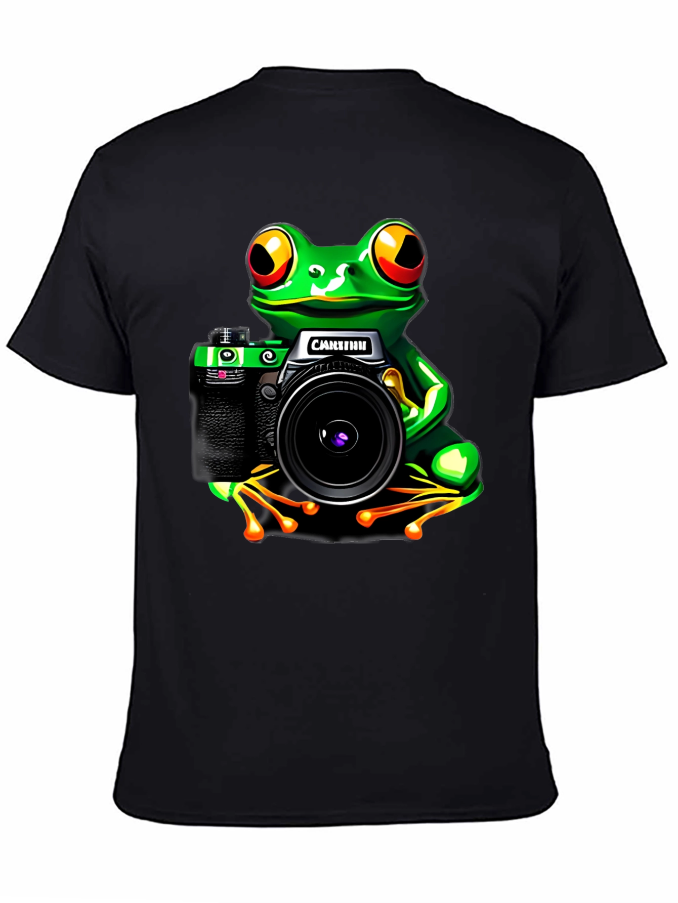 Frog Photographer Graphic T-Shirt