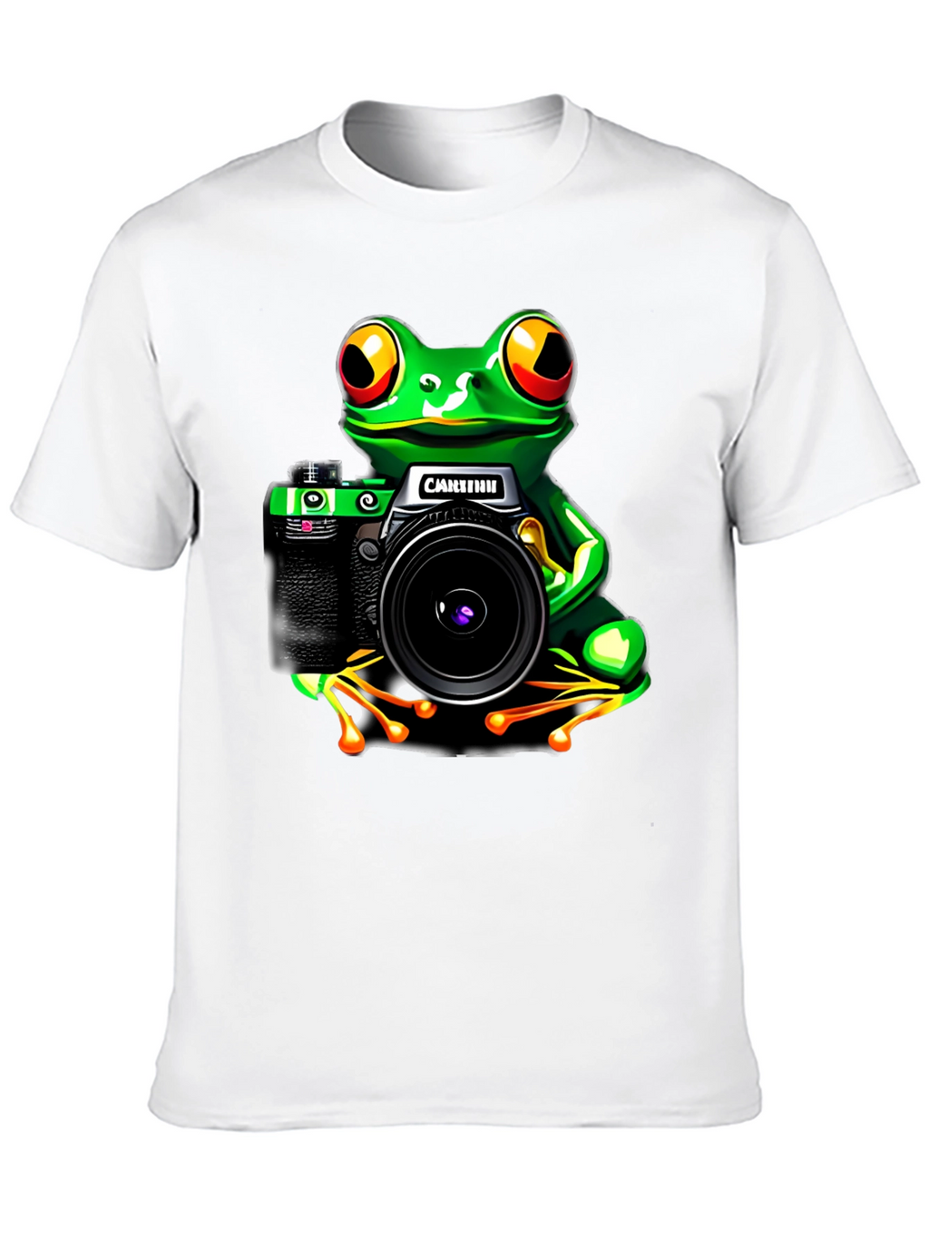 Frog Photographer Graphic T-Shirt