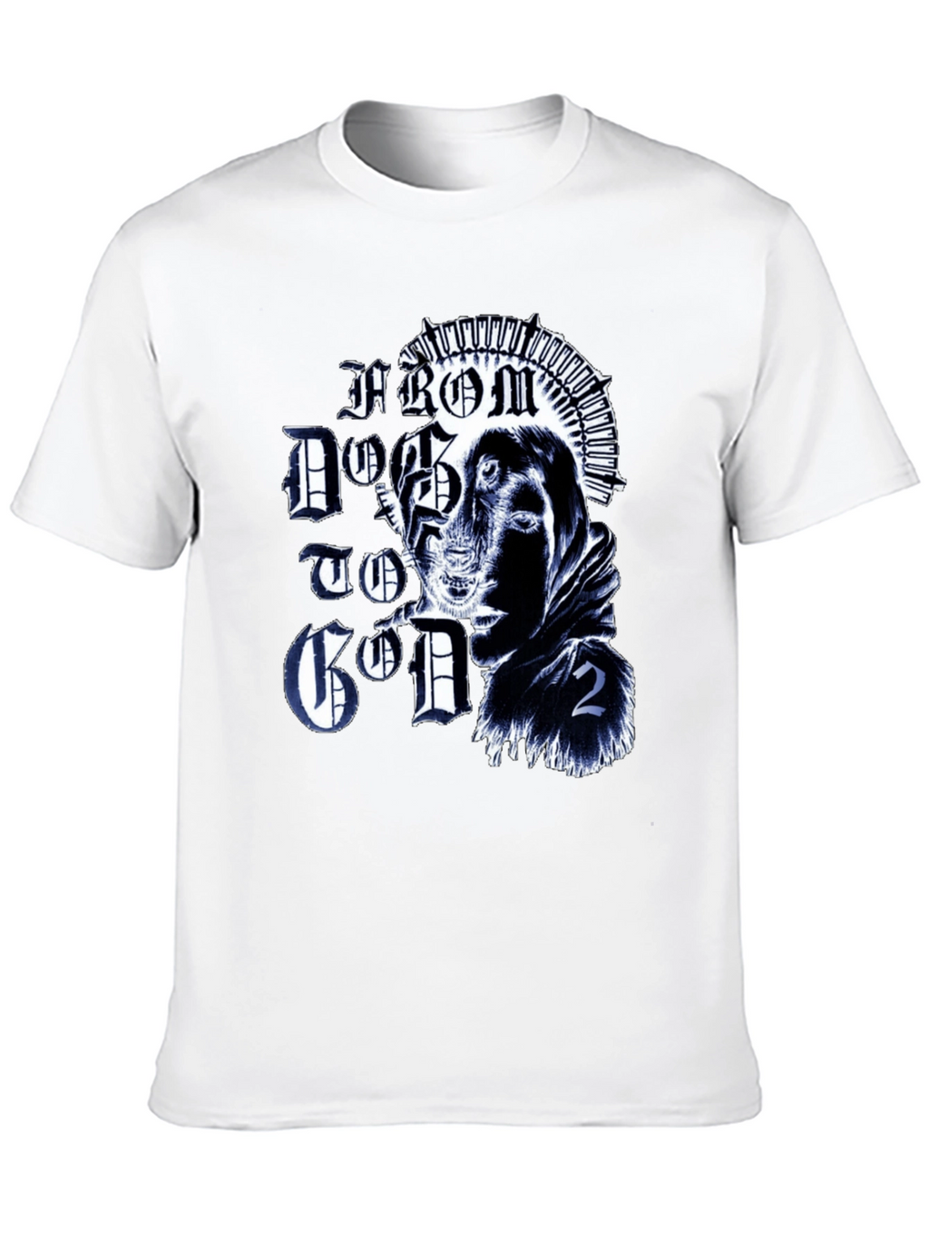 From Dog to God 2 Black Graphic Tee
