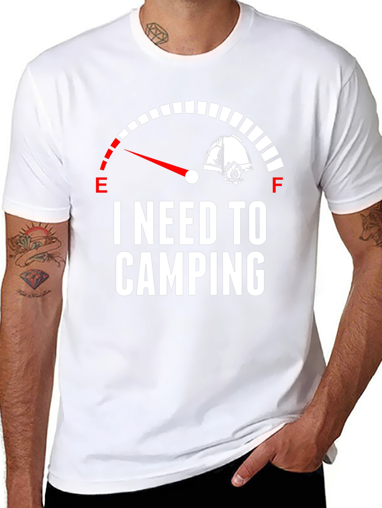 I Need To Camping Graphic Tee