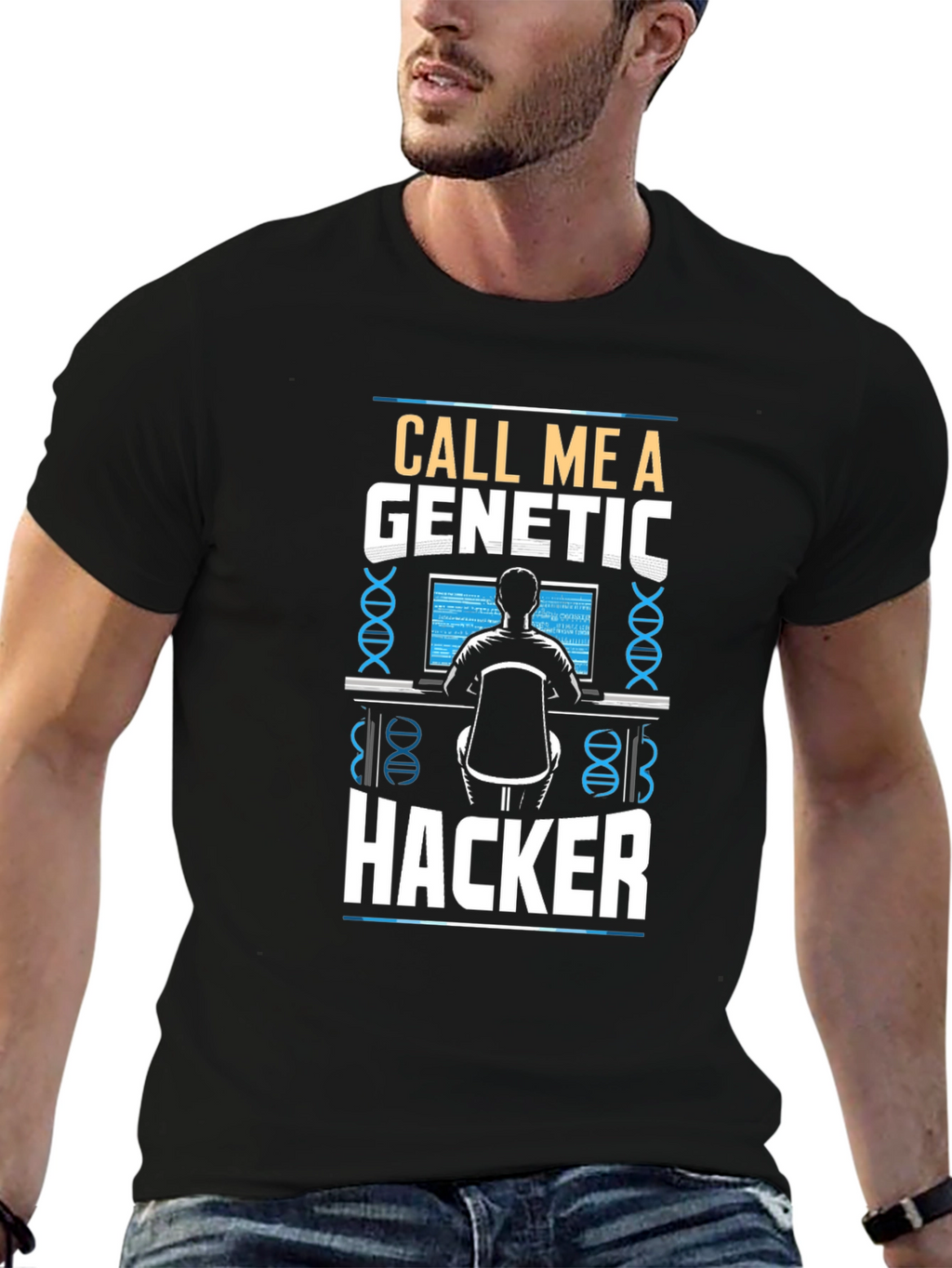 Genetic Hacker T-Shirt - Funny Science Tee