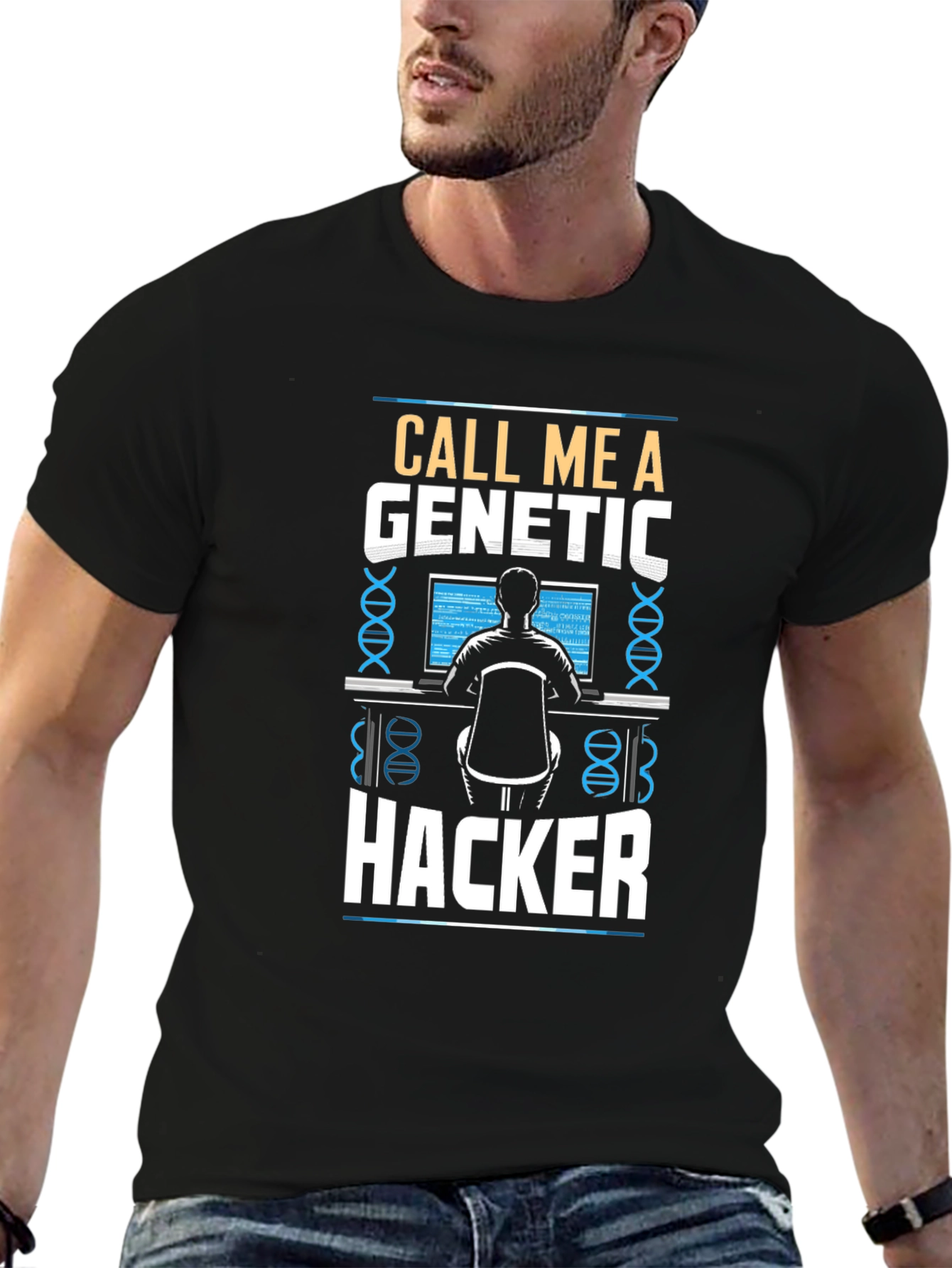 Genetic Hacker T-Shirt - Funny Science Tee
