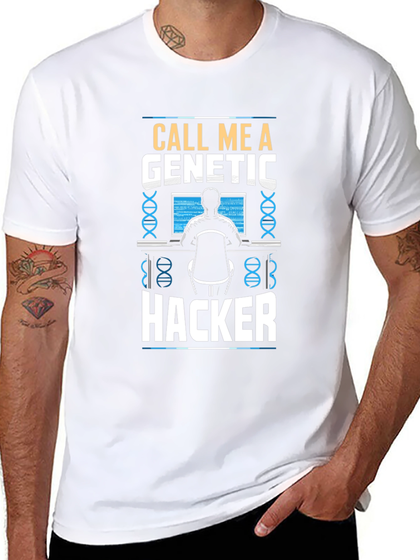 Genetic Hacker T-Shirt - Funny Science Tee