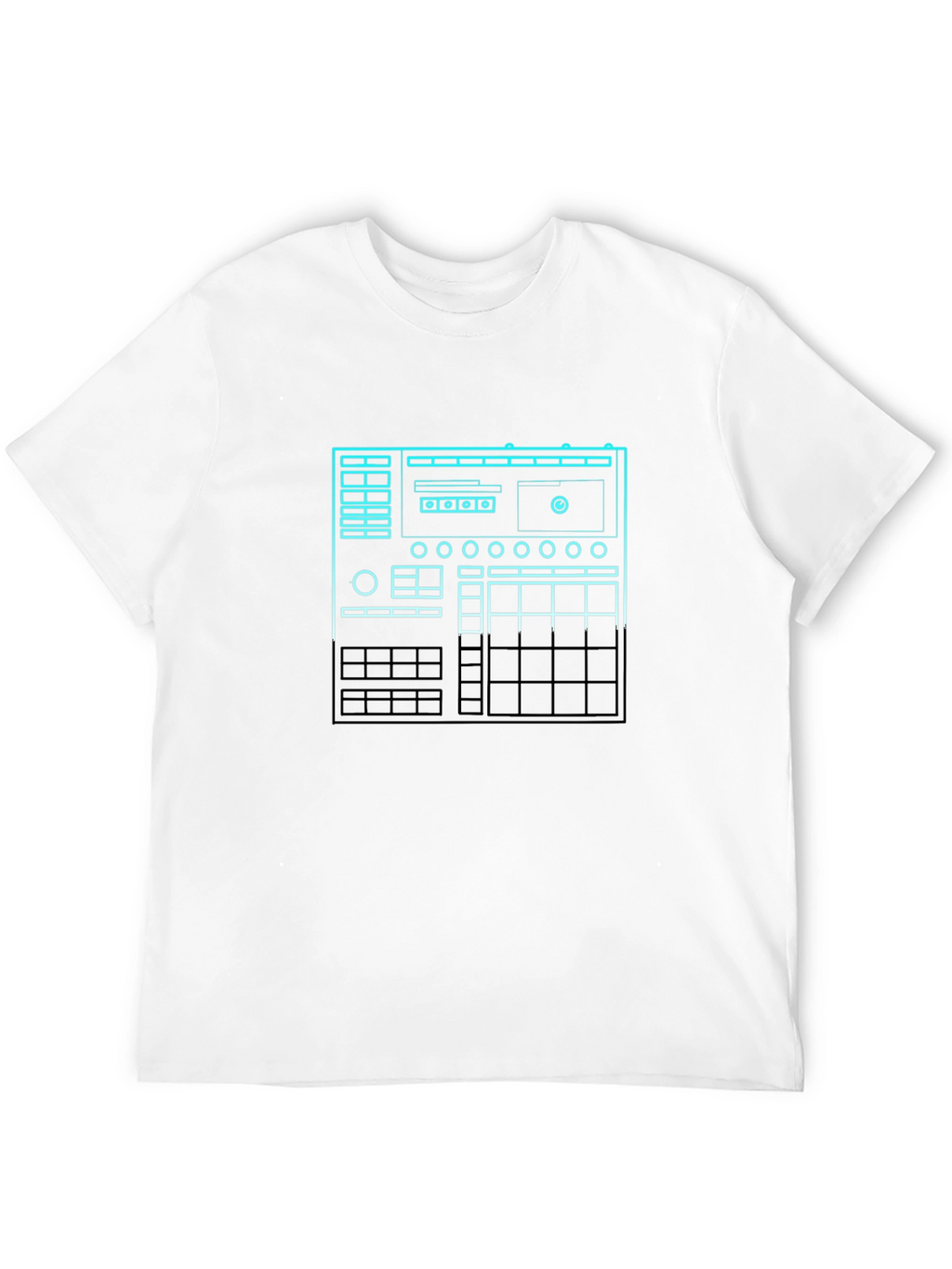 DJ Mixer Graphic Tee - Black Cotton T-Shirt