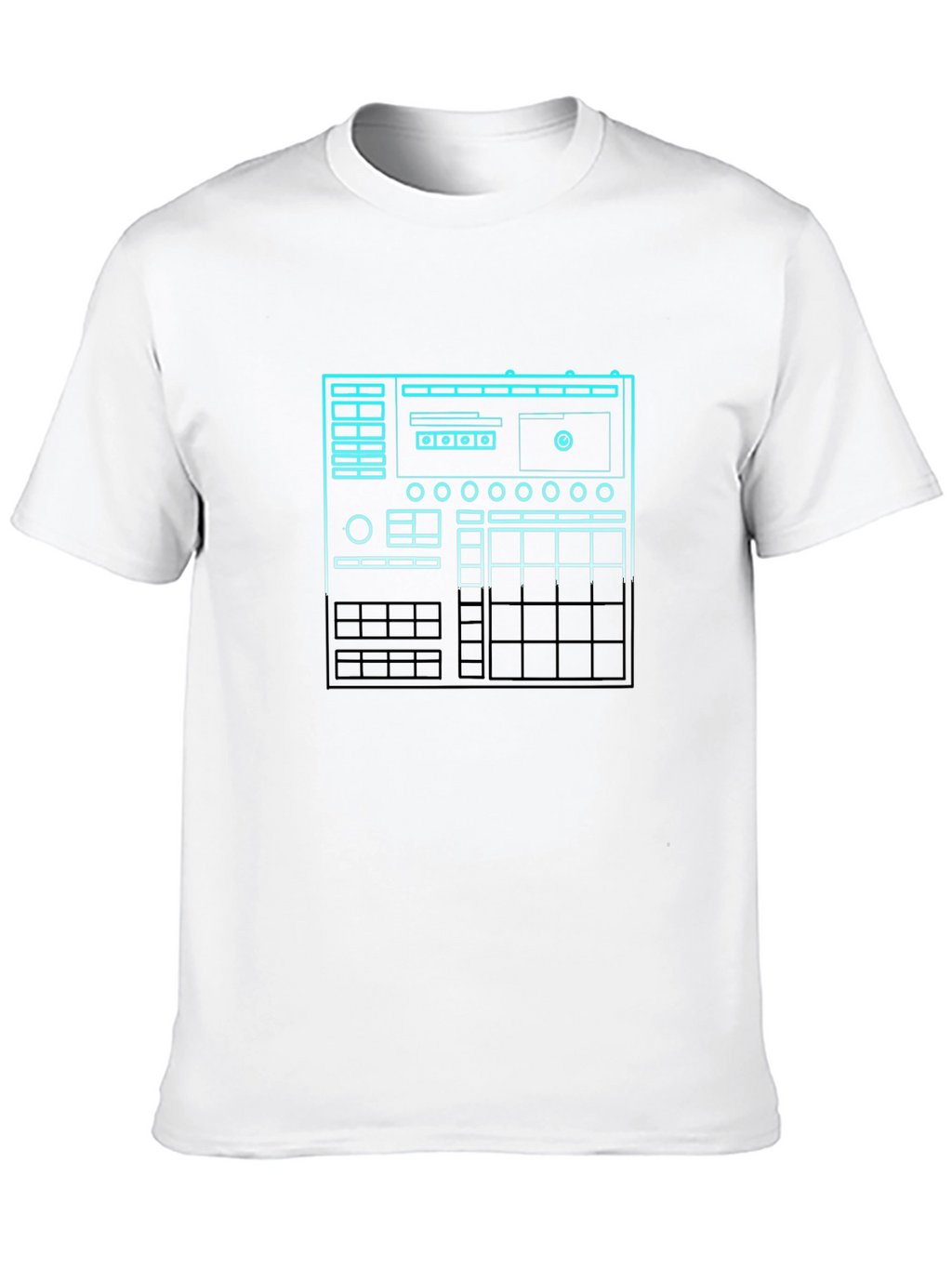 DJ Mixer Graphic Tee - Black Cotton T-Shirt