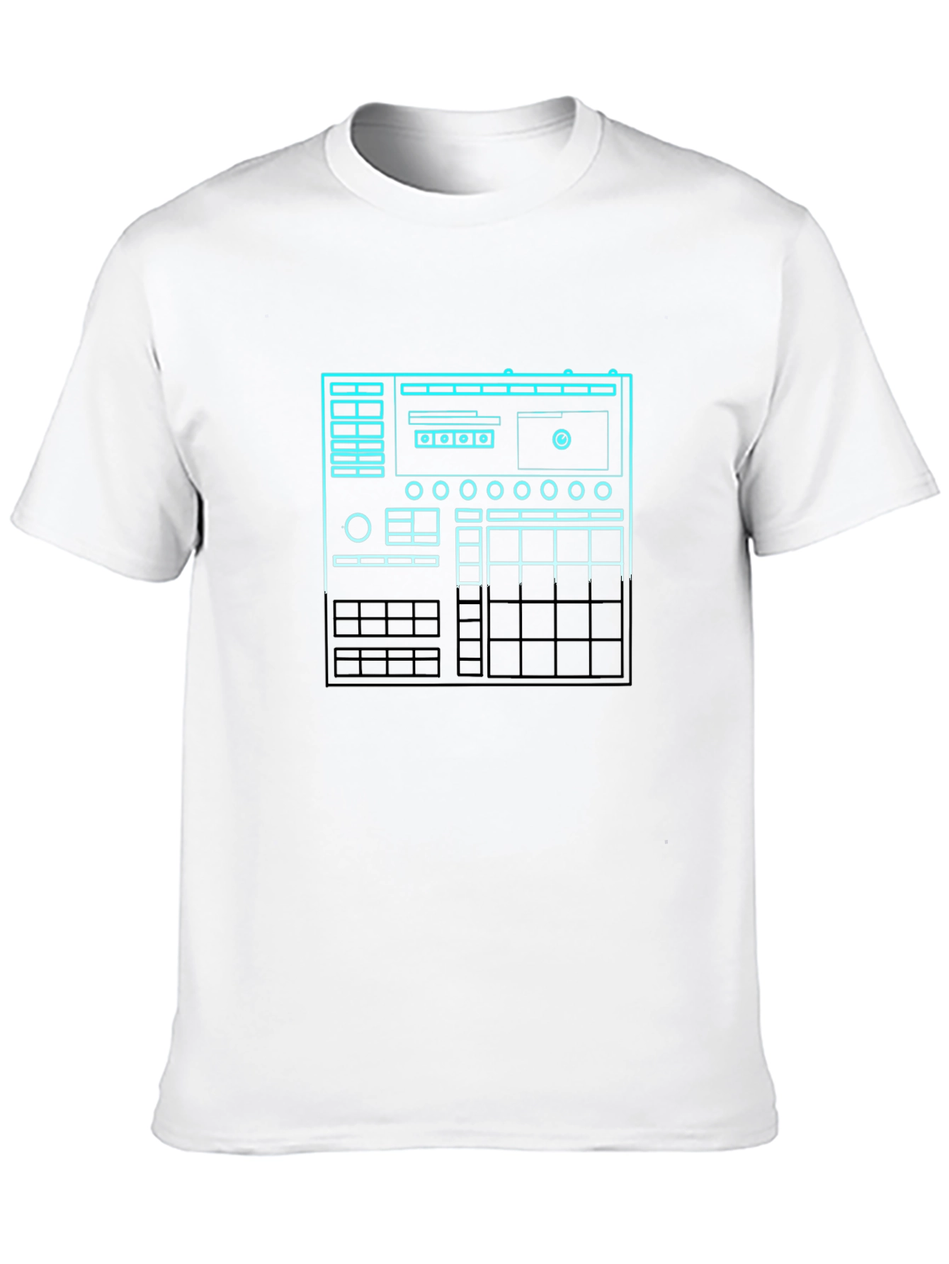 DJ Mixer Graphic Tee - Black Cotton T-Shirt