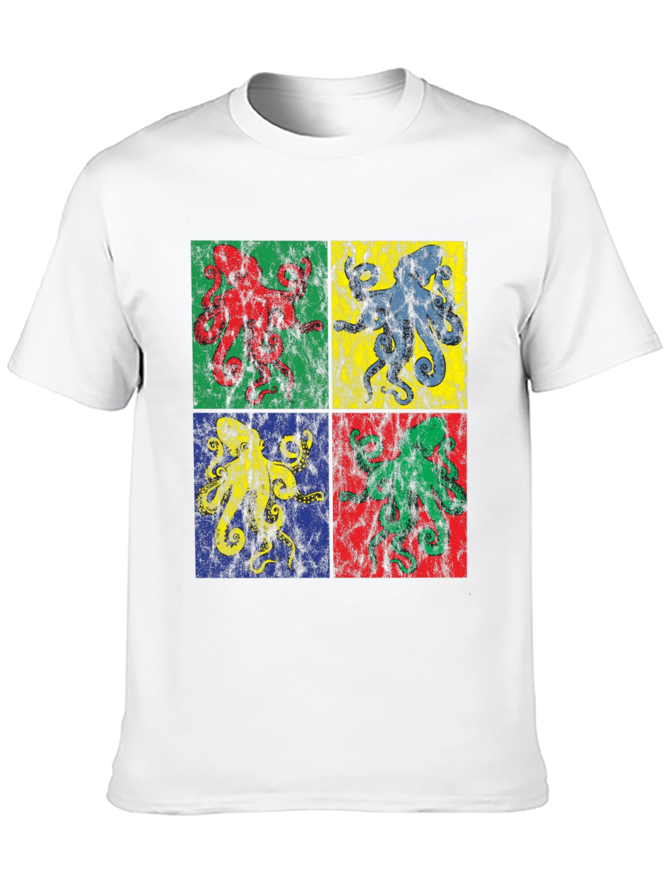 Retro Octopus Pop Art Graphic Tee
