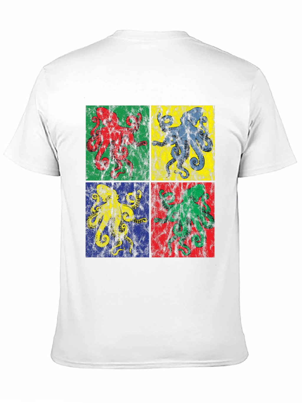 Retro Octopus Pop Art Graphic Tee