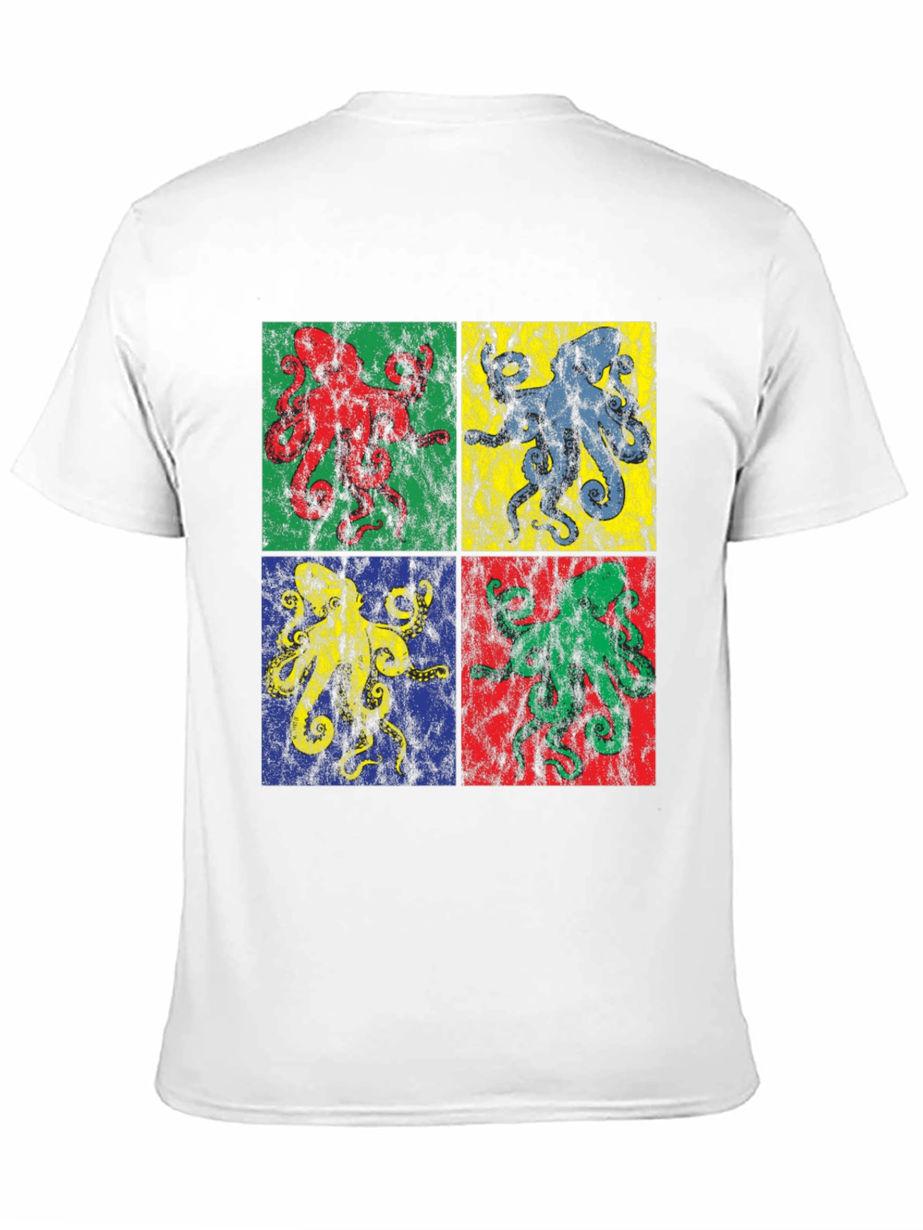 Retro Octopus Pop Art Graphic Tee