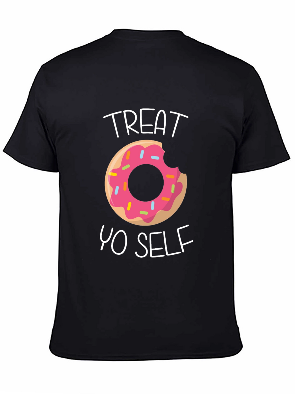 Treat Yo Self Donut T-Shirt - Funny Graphic Tee