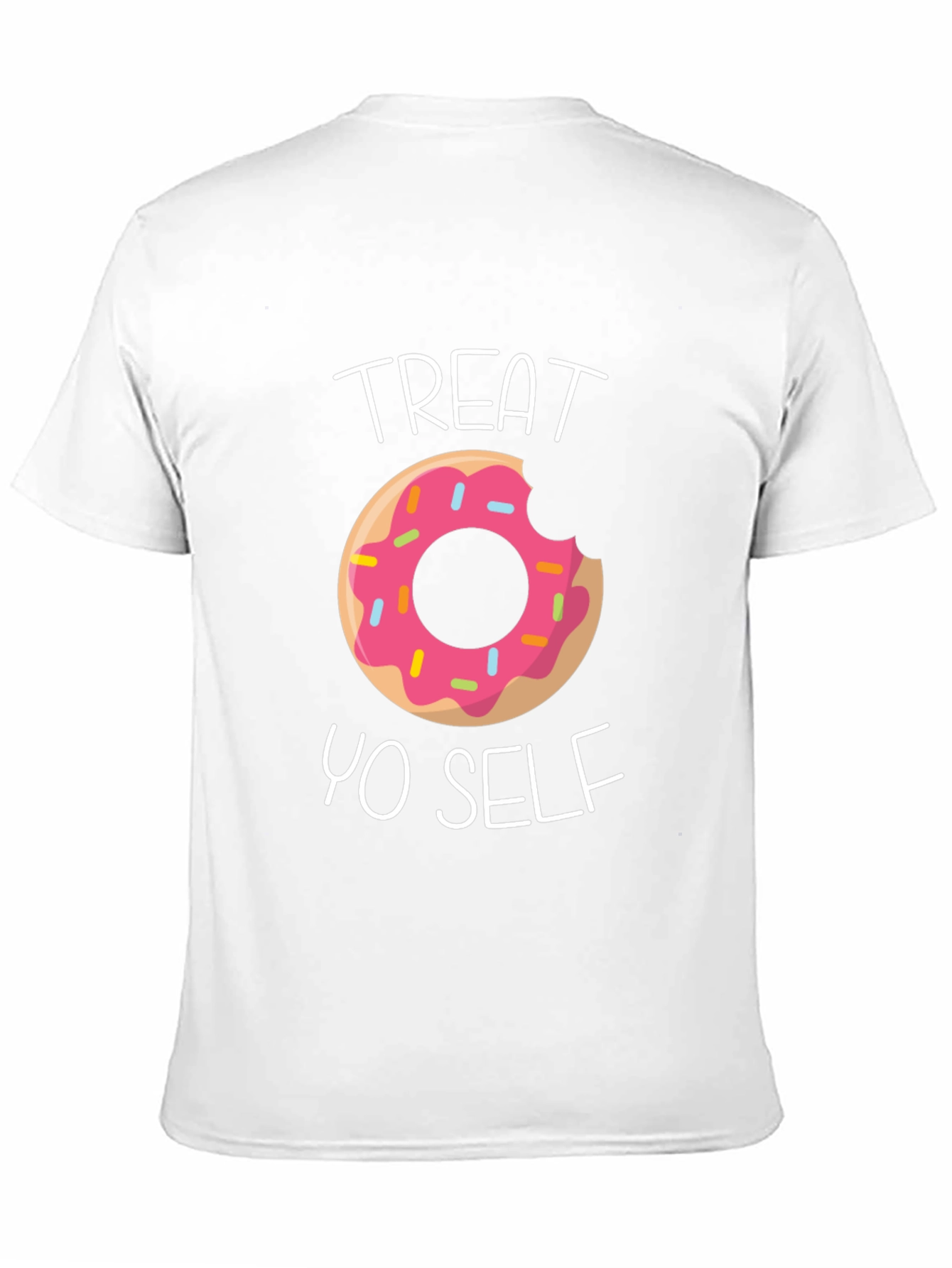 Treat Yo Self Donut T-Shirt - Funny Graphic Tee