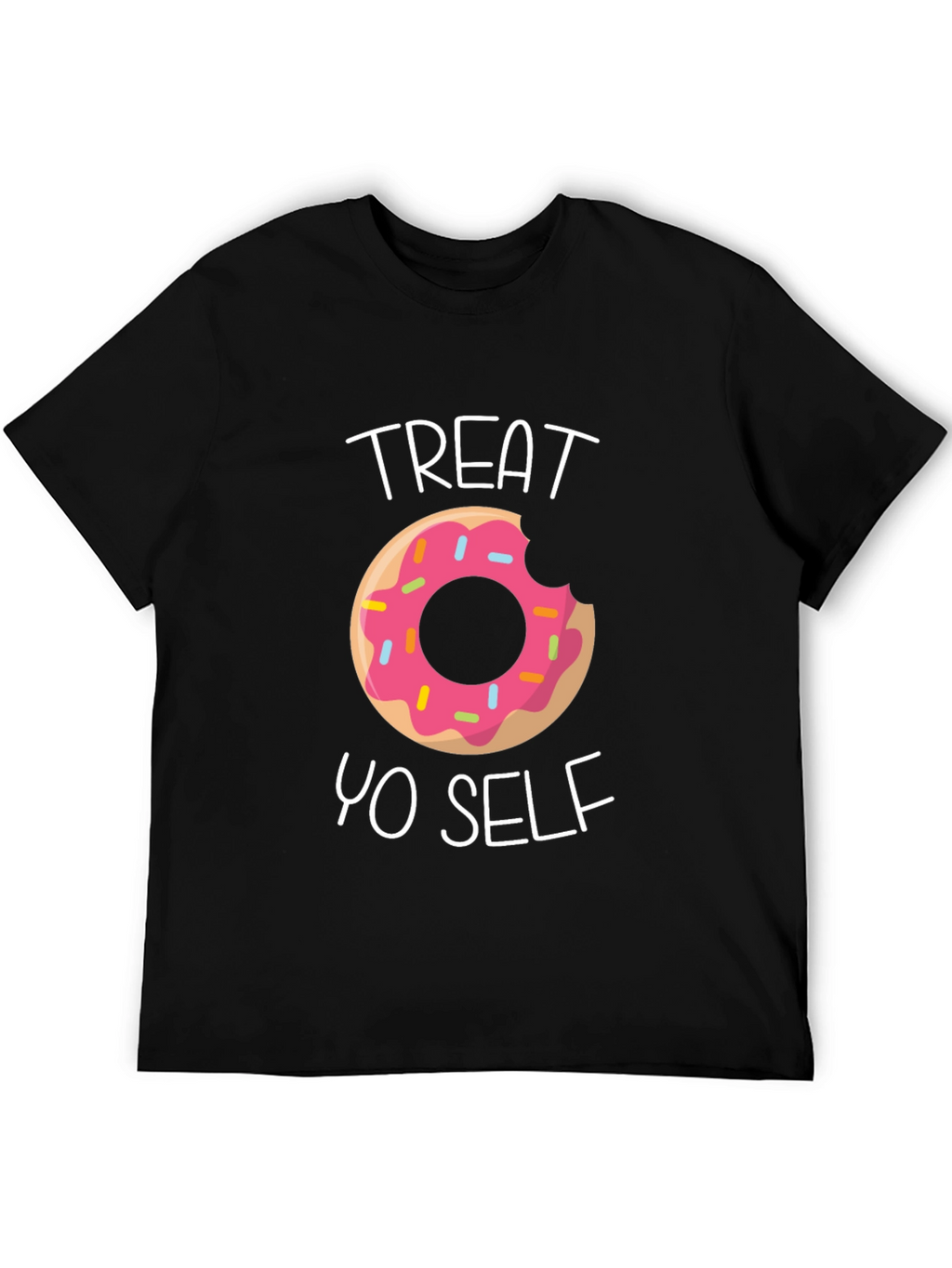 Treat Yo Self Donut T-Shirt - Funny Graphic Tee