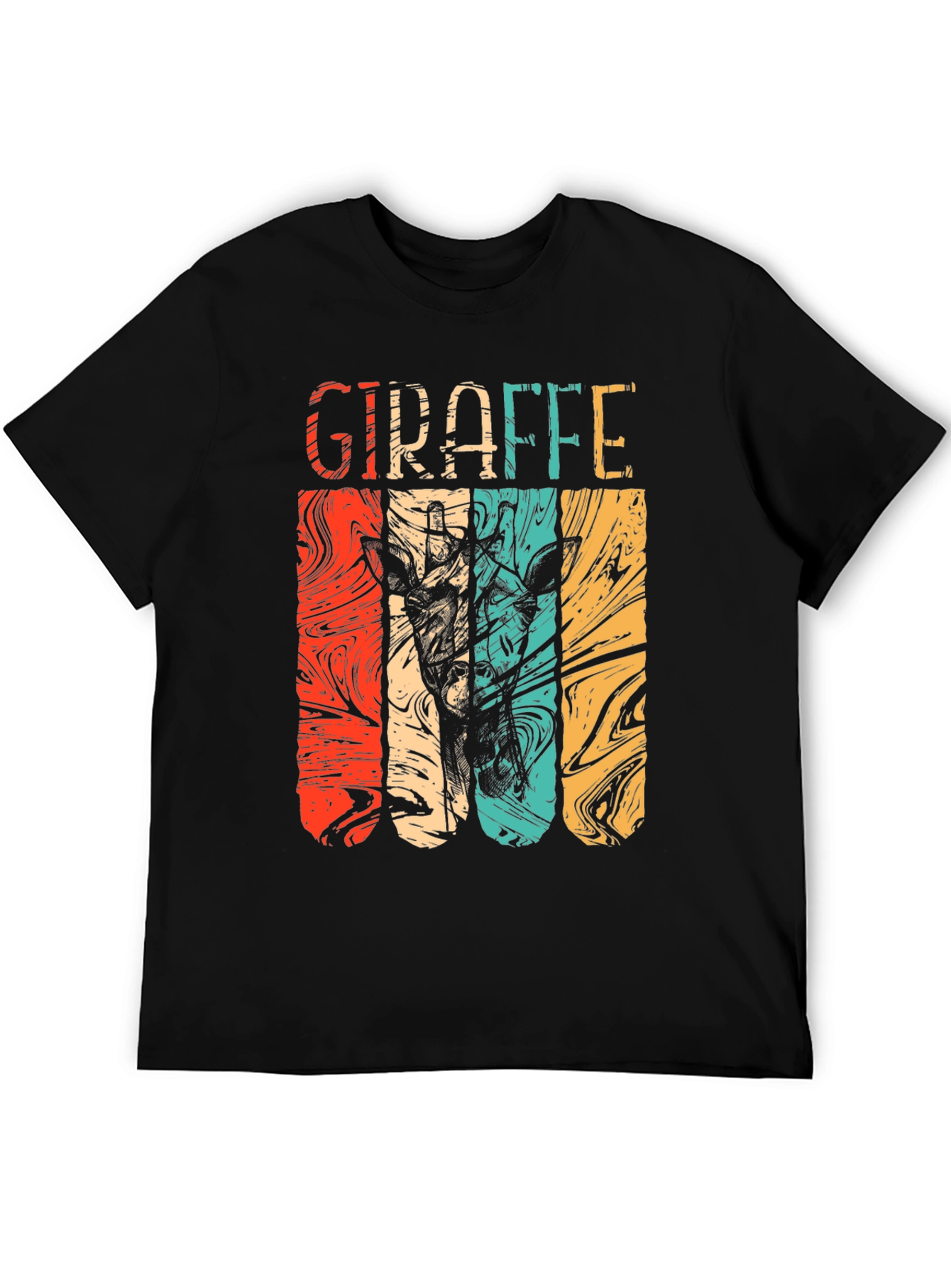 Retro Giraffe T-Shirt - Vintage Style Graphic Tee