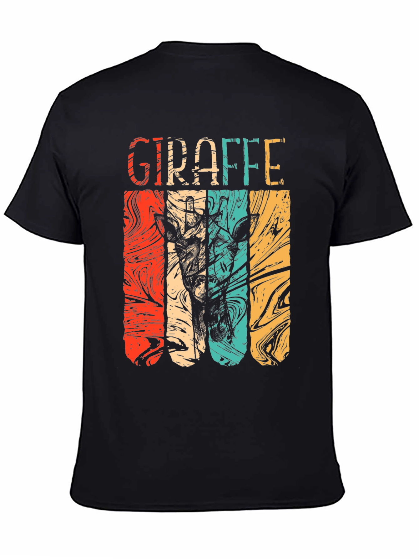 Retro Giraffe T-Shirt - Vintage Style Graphic Tee