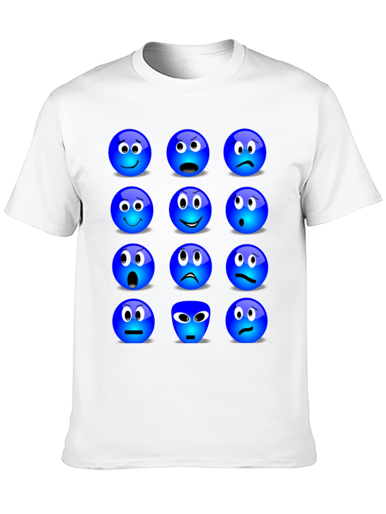 Emoji Expressions Graphic T-Shirt