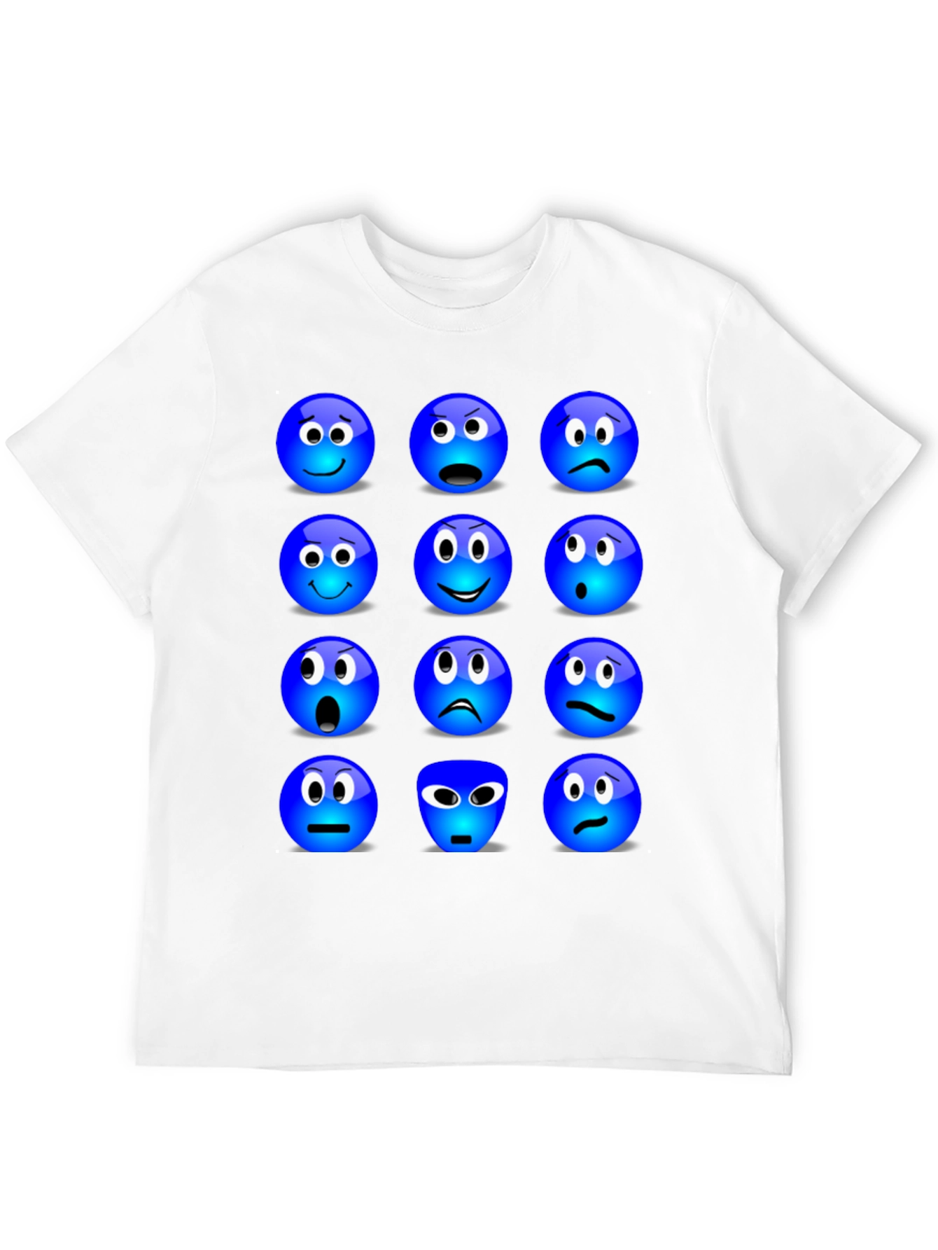 Emoji Expressions Graphic T-Shirt
