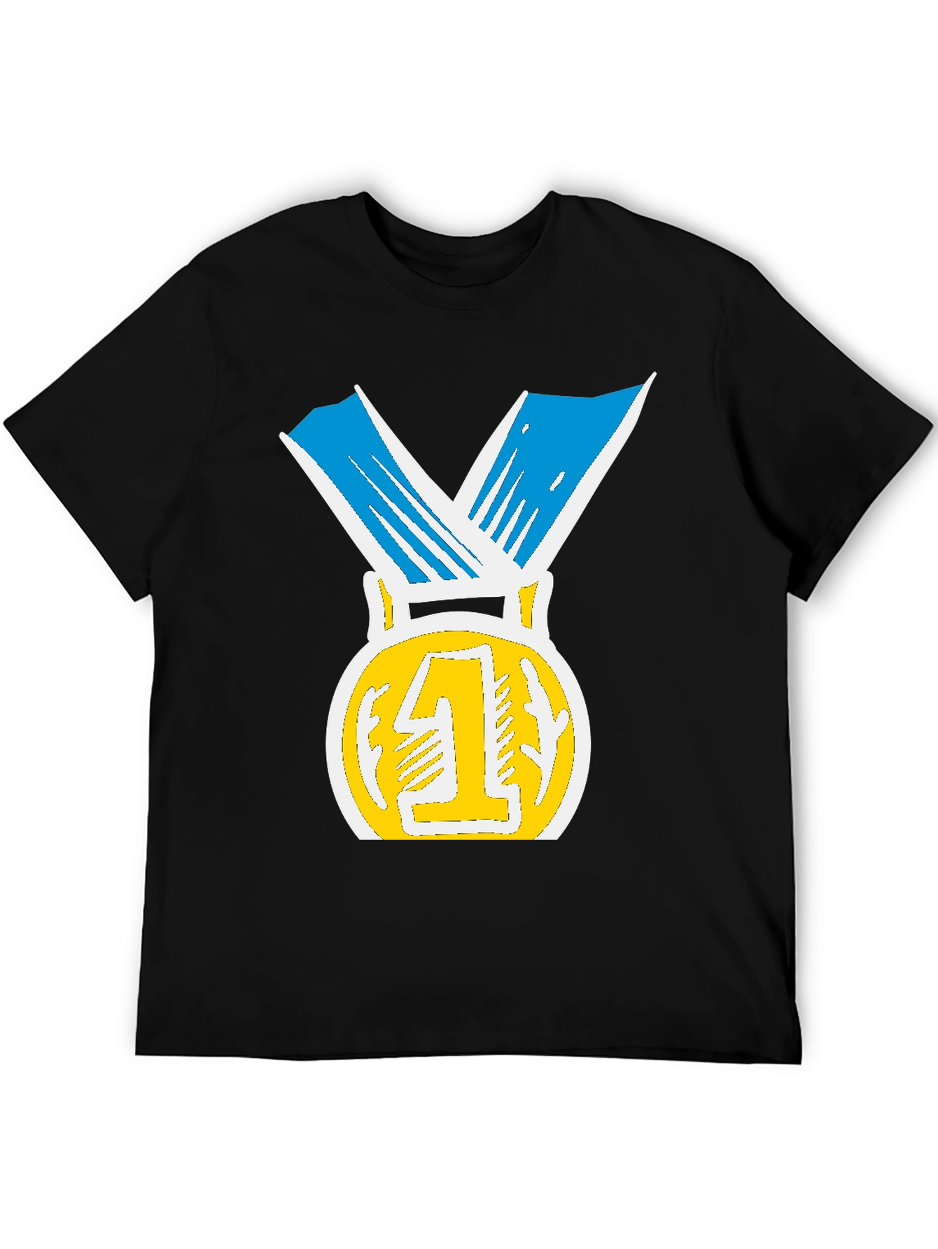 Winners Medal T-Shirt - Number One!