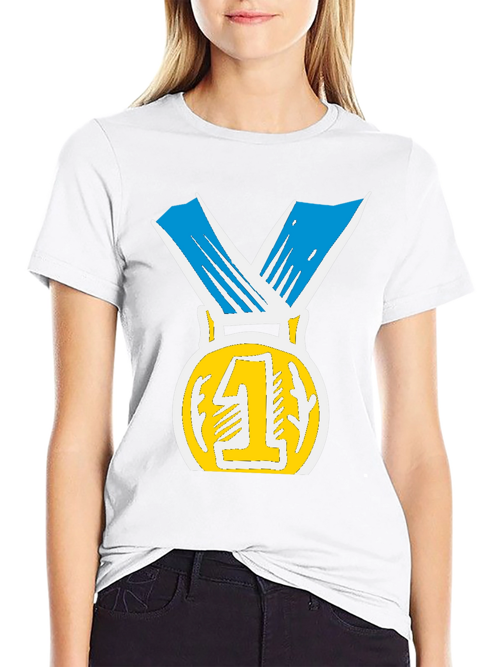 Winners Medal T-Shirt - Number One!