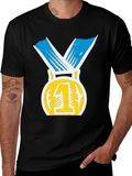 Winners Medal T-Shirt - Number One!