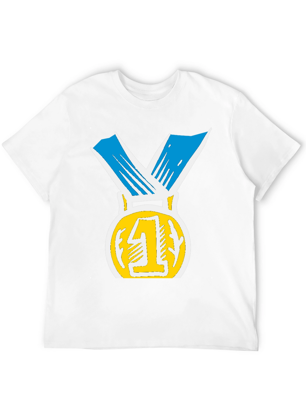 Winners Medal T-Shirt - Number One!