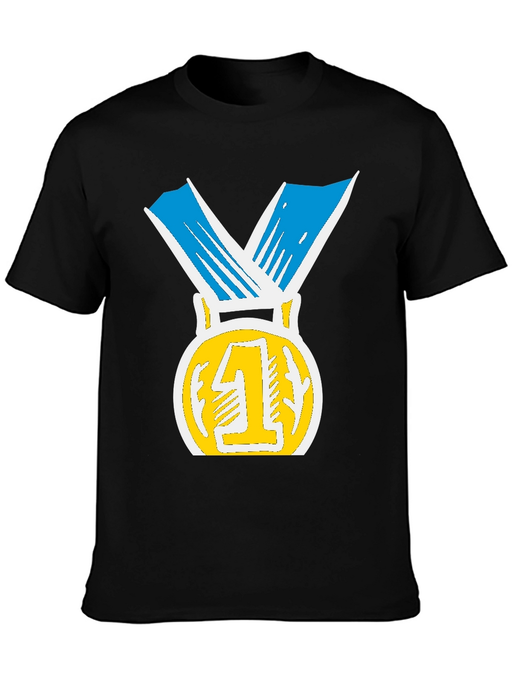 Winners Medal T-Shirt - Number One!