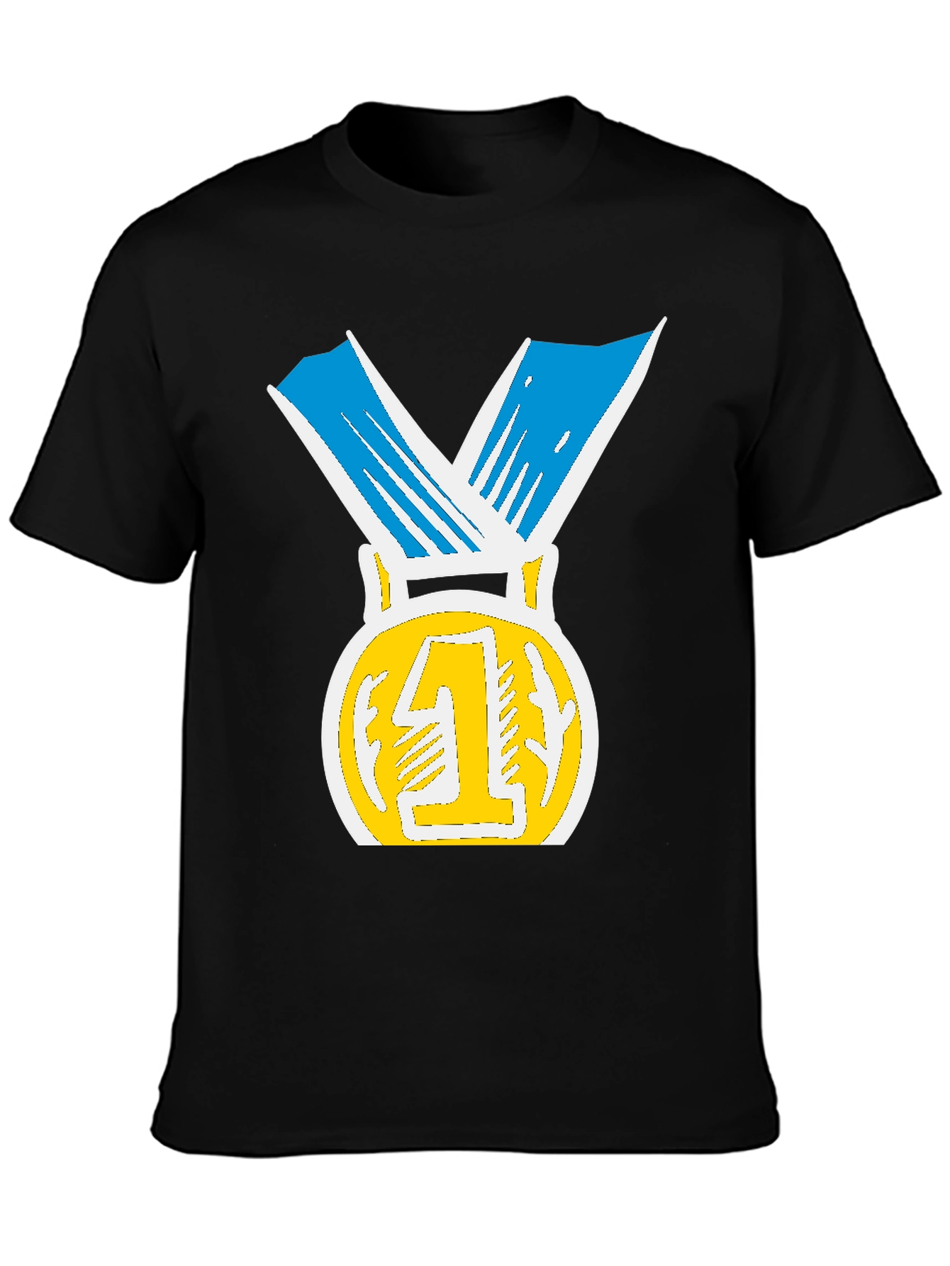 Winners Medal T-Shirt - Number One!