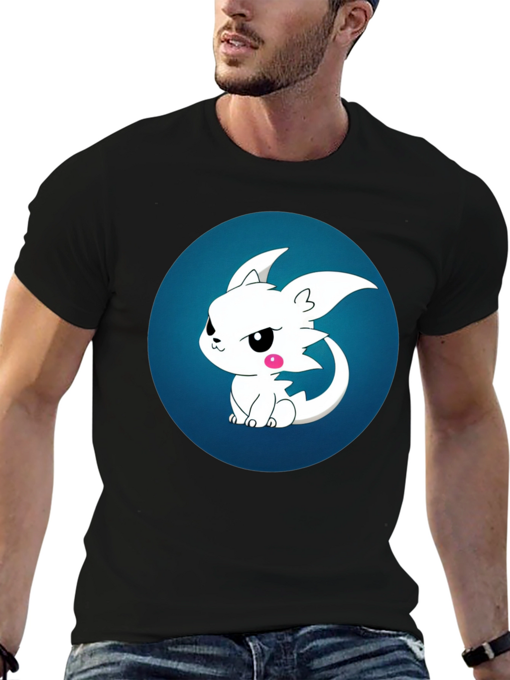 Cute Anime Character Graphic Tee