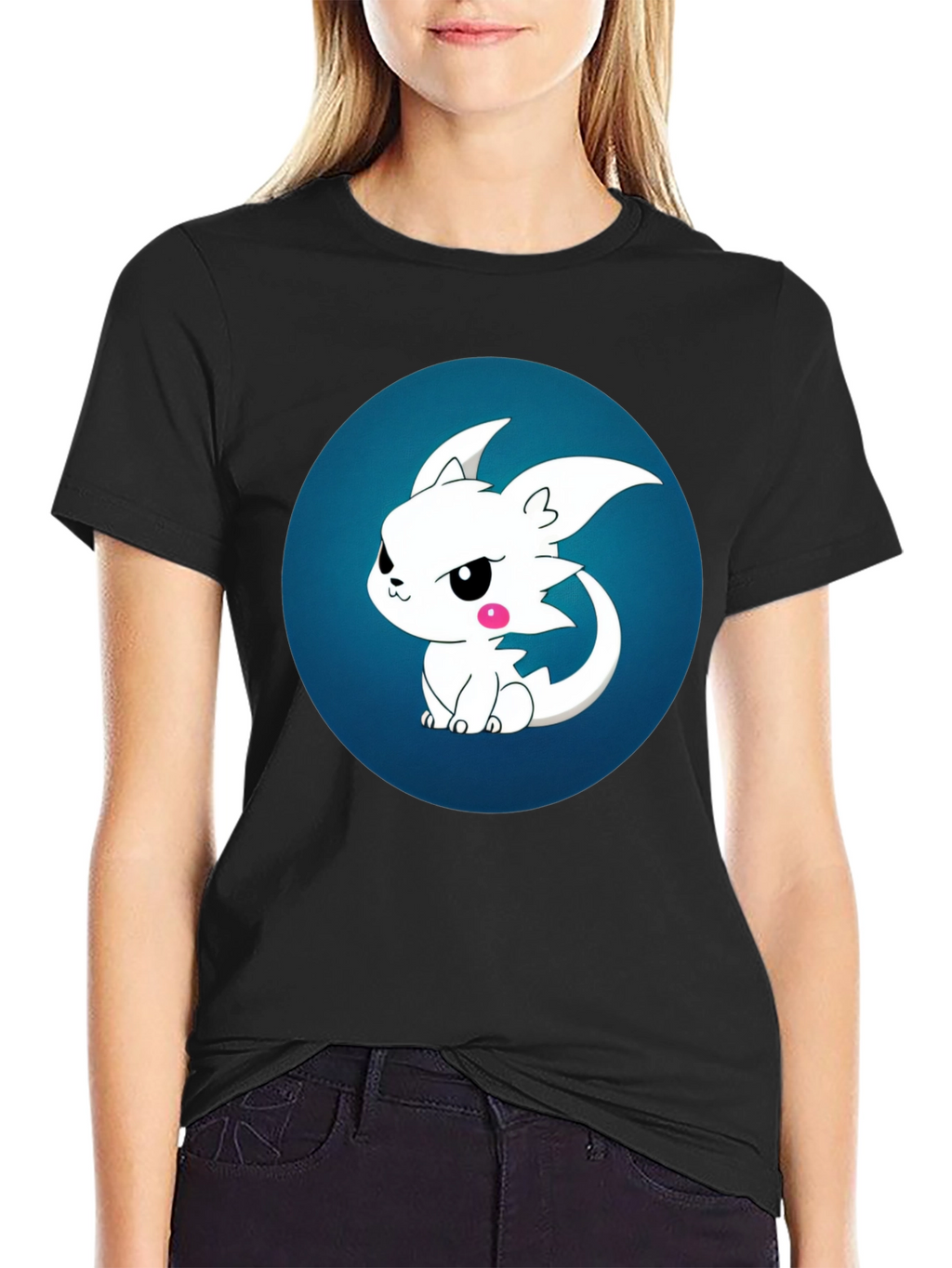 Cute Anime Character Graphic Tee