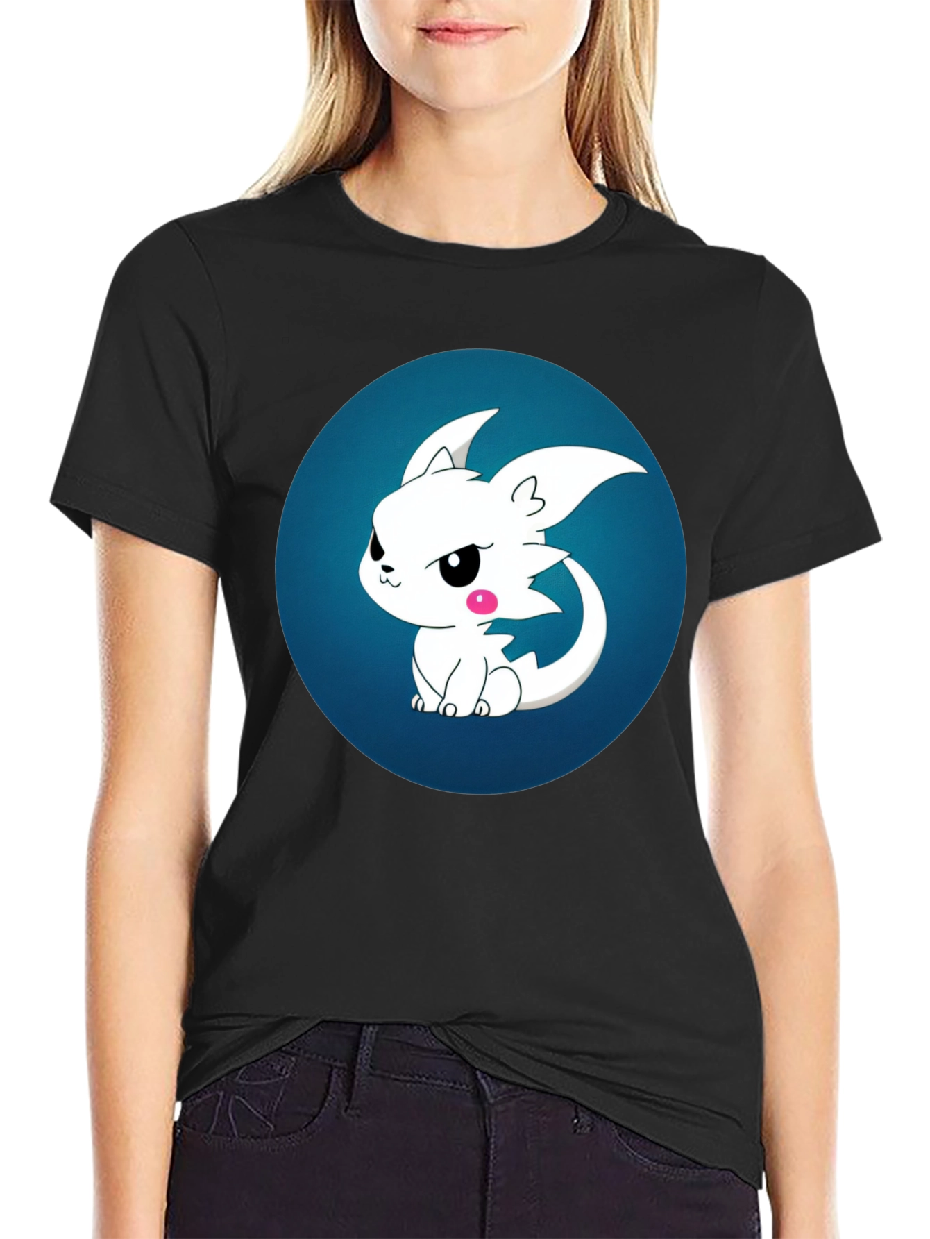 Cute Anime Character Graphic Tee