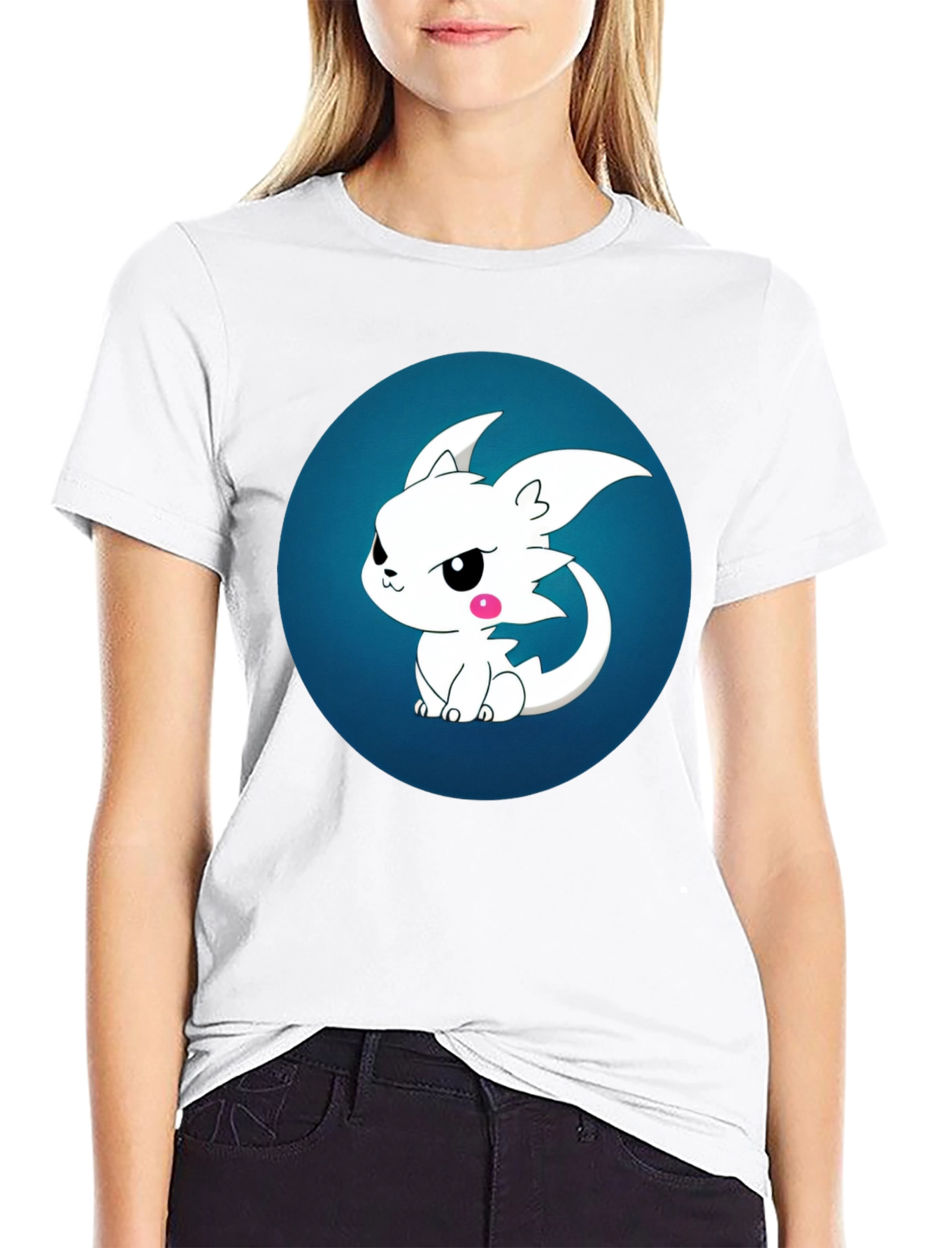 Cute Anime Character Graphic Tee