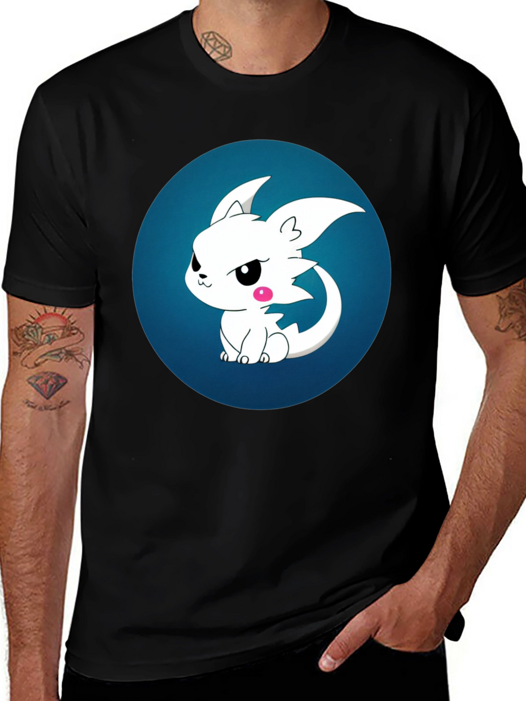 Cute Anime Character Graphic Tee