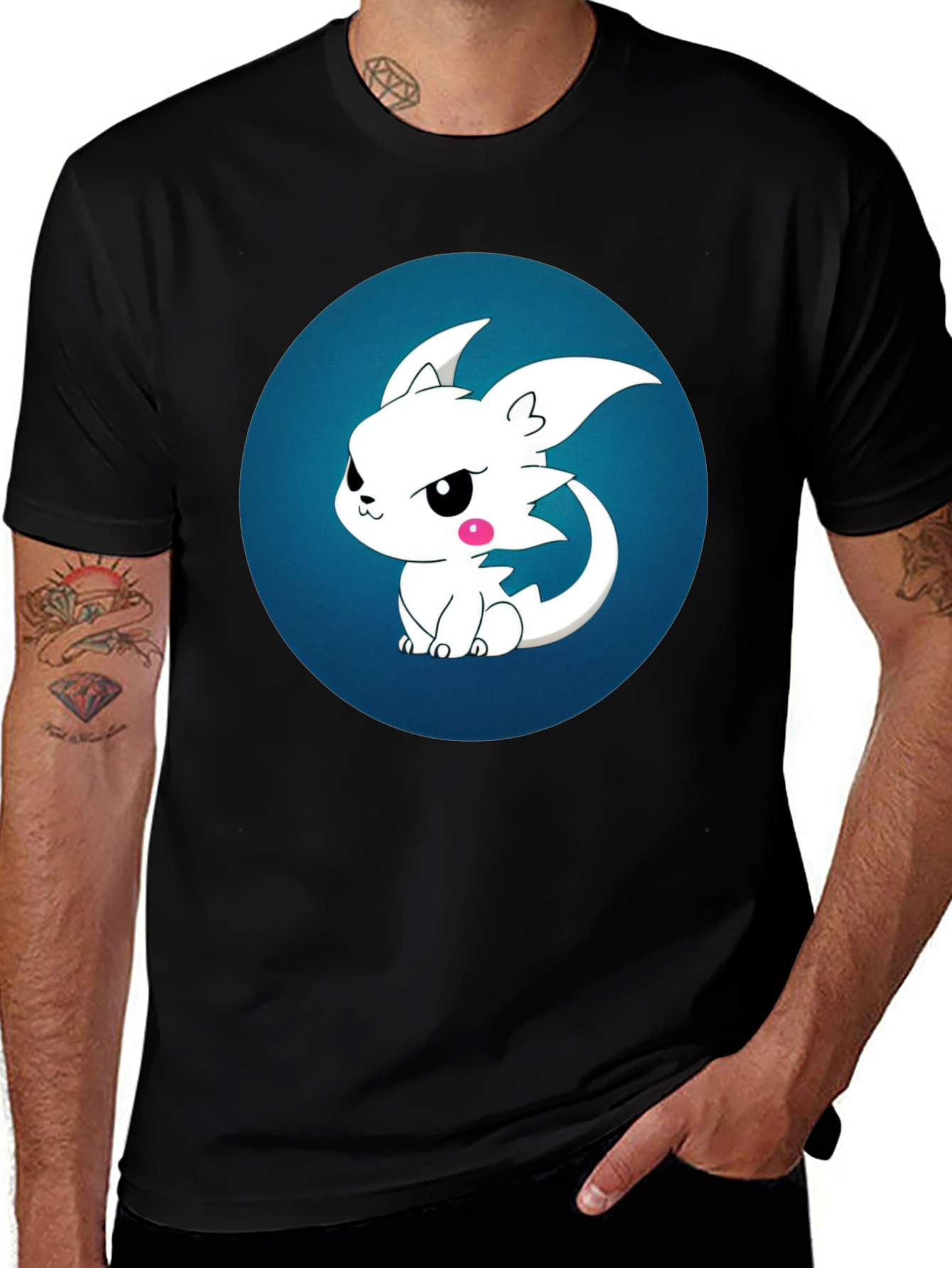 Cute Anime Character Graphic Tee
