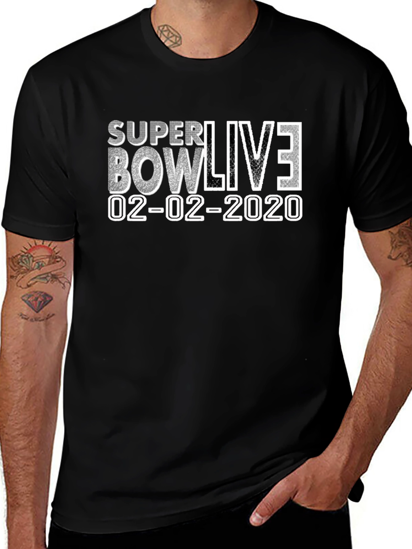 Super Bowl LIVE 02-02-2020 Graphic T-Shirt