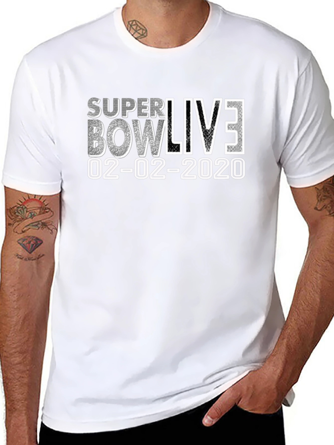 Super Bowl LIVE 02-02-2020 Graphic T-Shirt