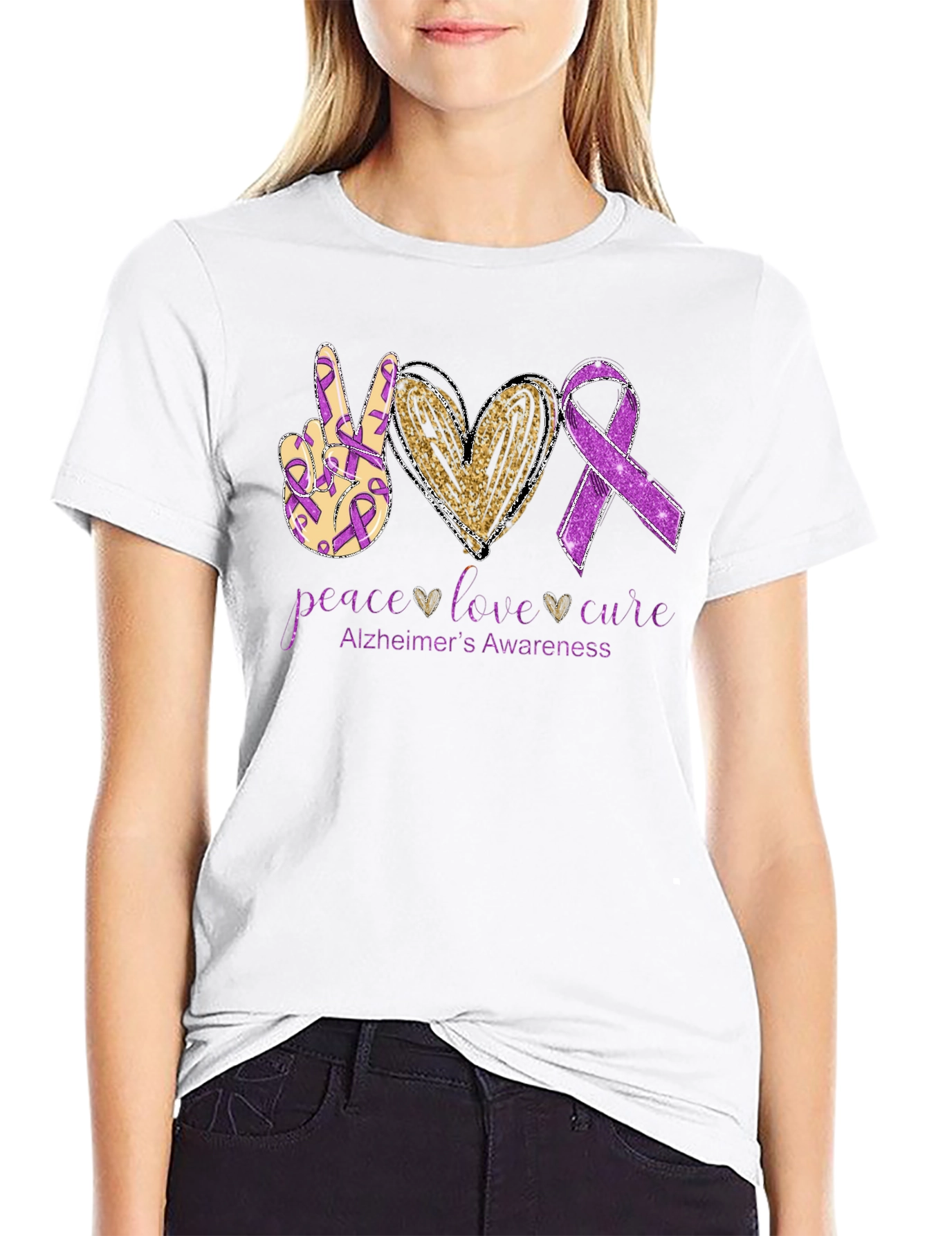 Alzheimers Awareness Graphic Tee