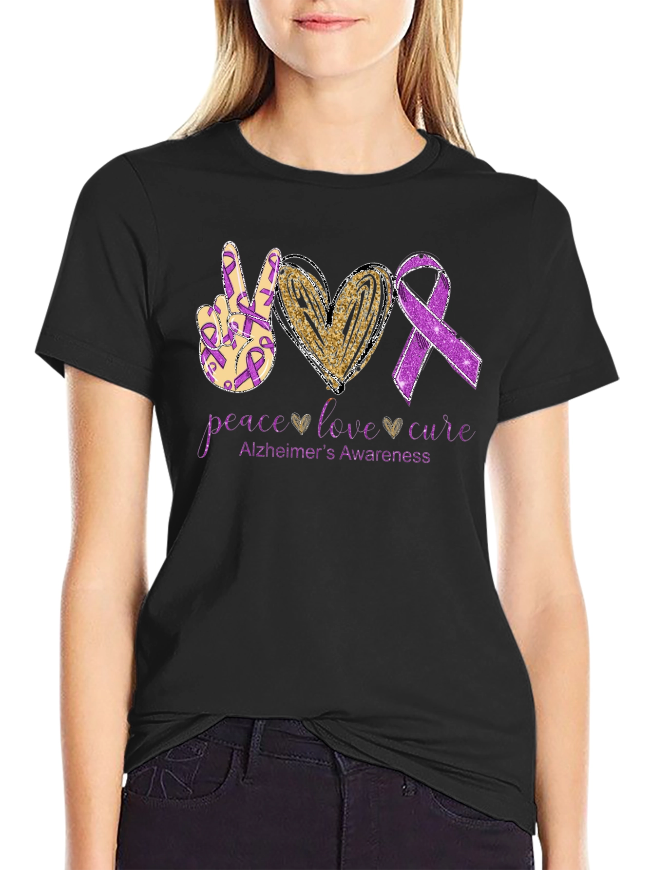 Alzheimers Awareness Graphic Tee