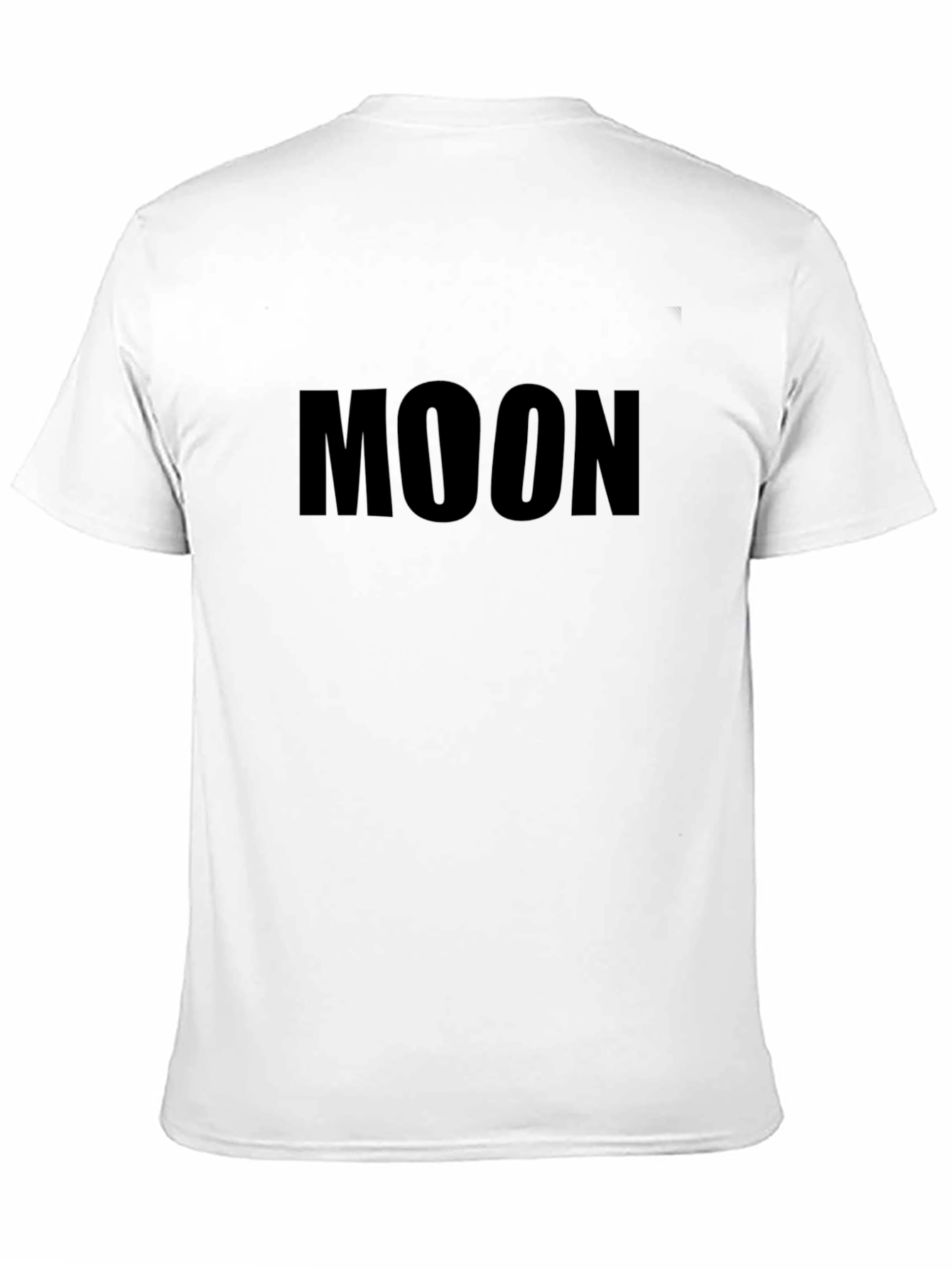 Moon Graphic Black T-Shirt - Casual Comfort
