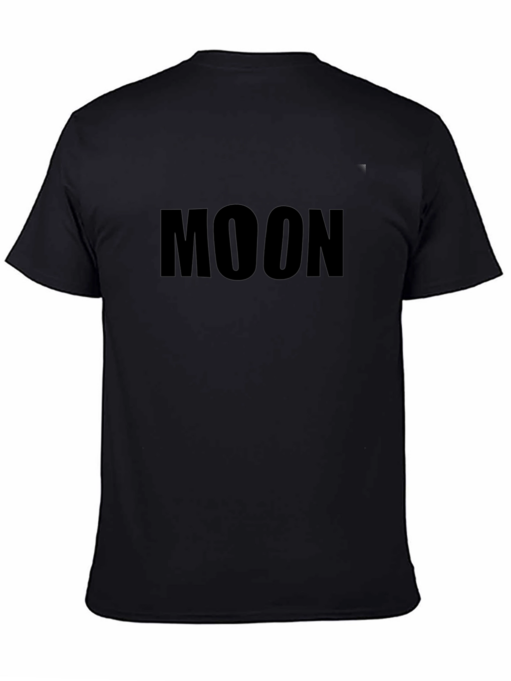 Moon Graphic Black T-Shirt - Casual Comfort