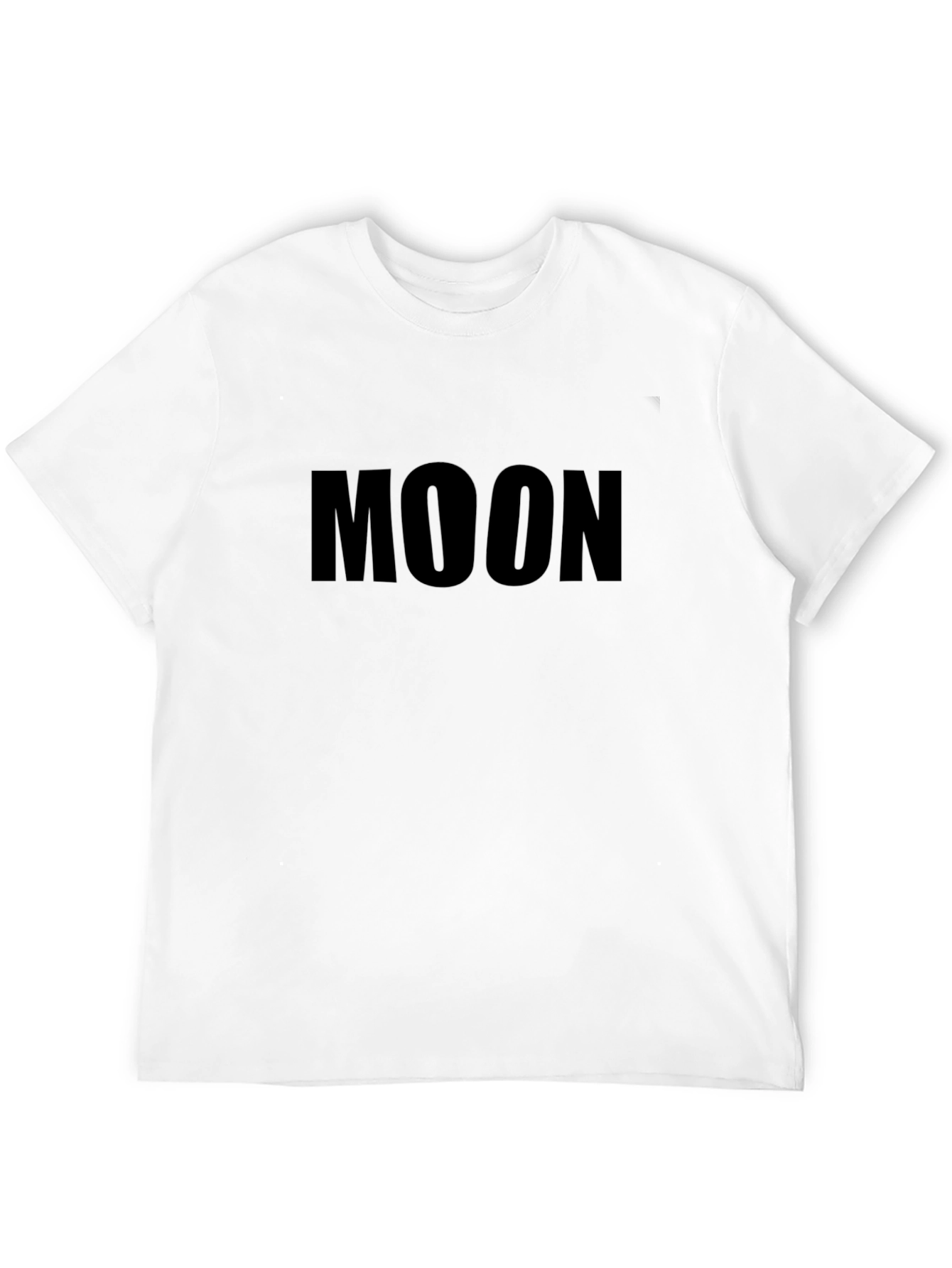 Moon Graphic Black T-Shirt - Casual Comfort